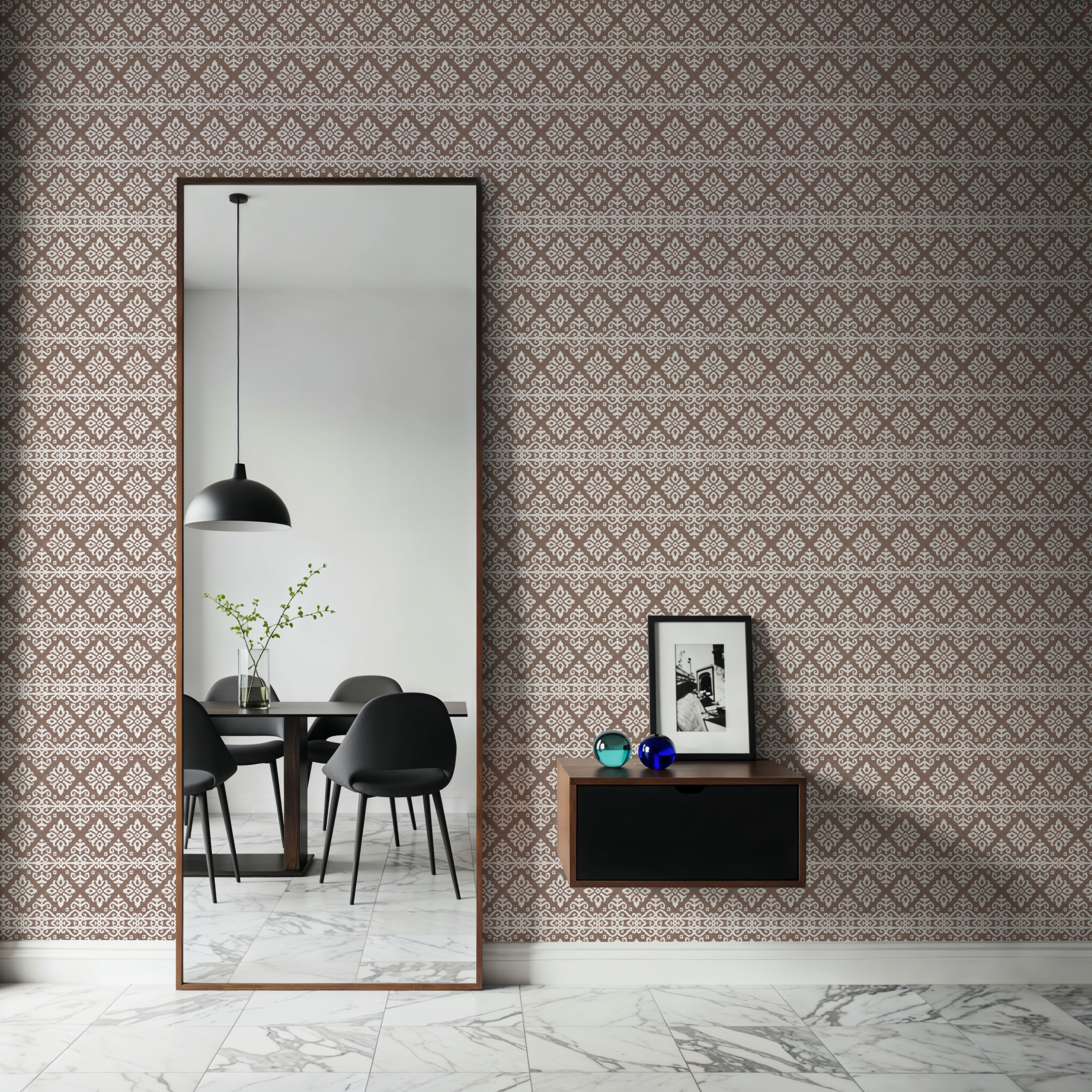 Amadora Squares Taupe