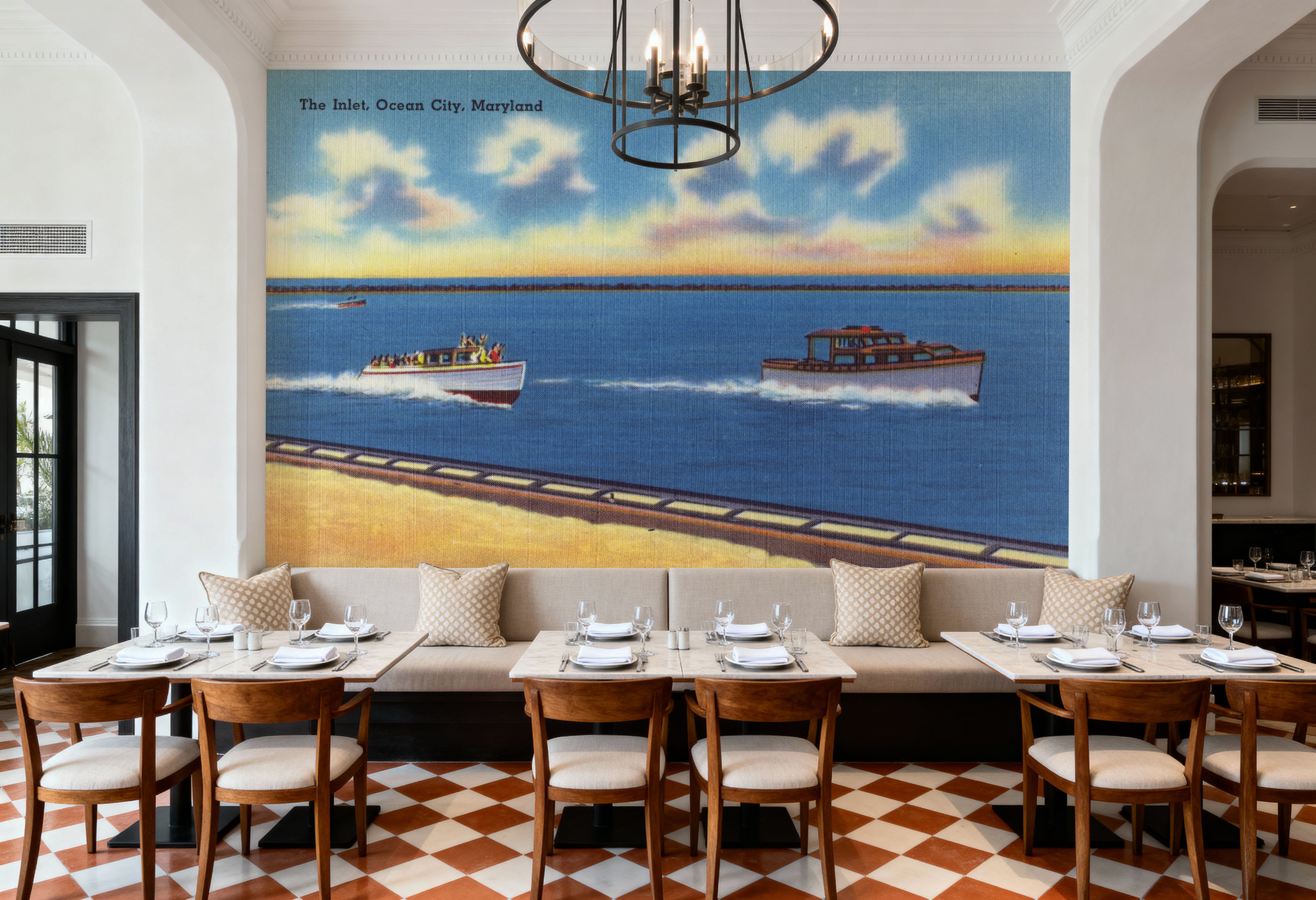 Greetings from the Inlet - Screenprint Postcard