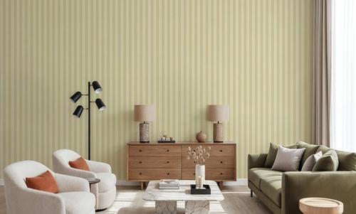 Ticking Awning Stripes, Butter