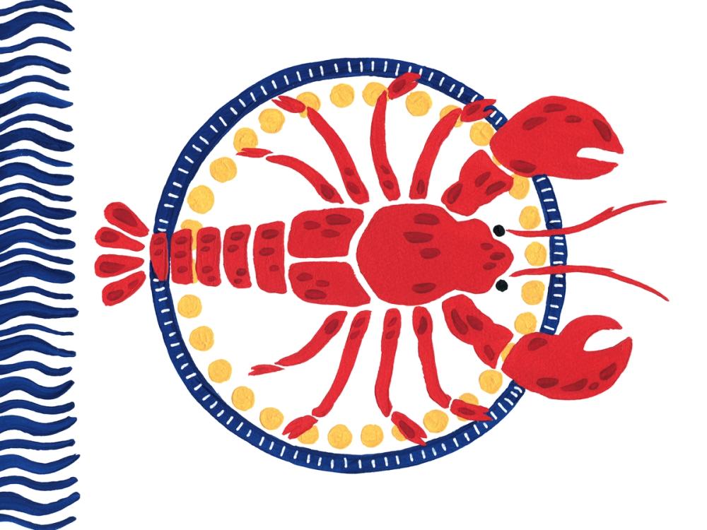 Kitschy Coastal Lobster