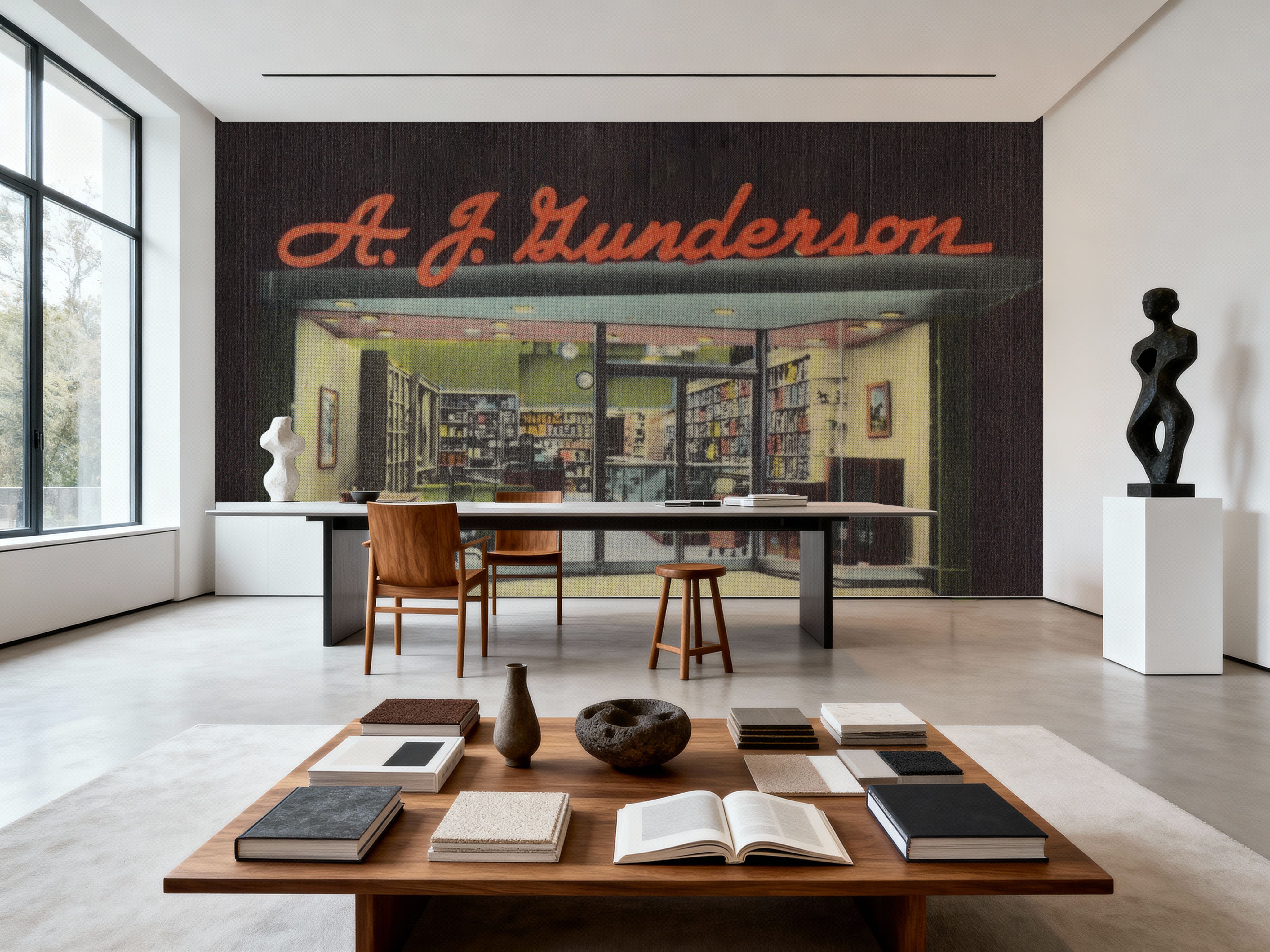 Greetings from my Shop - Screenprint Postcard