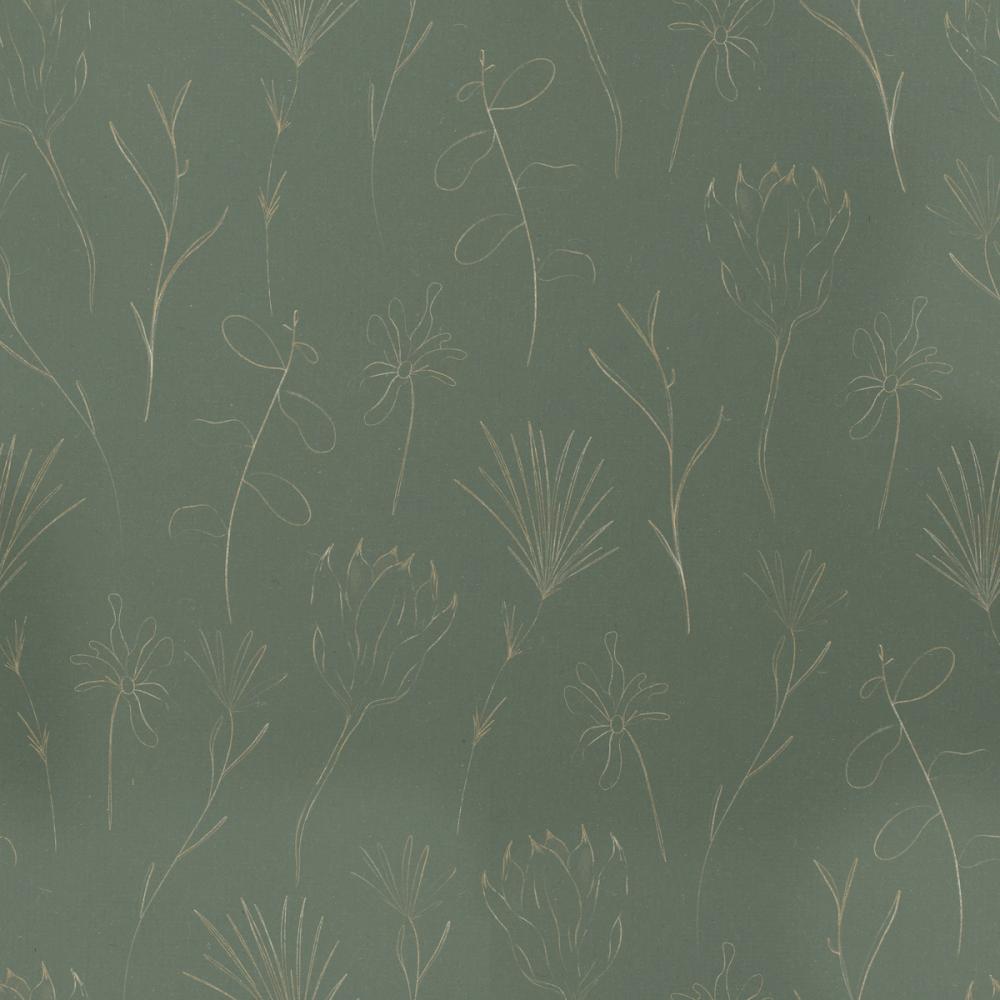 Subtle Flowers Green
