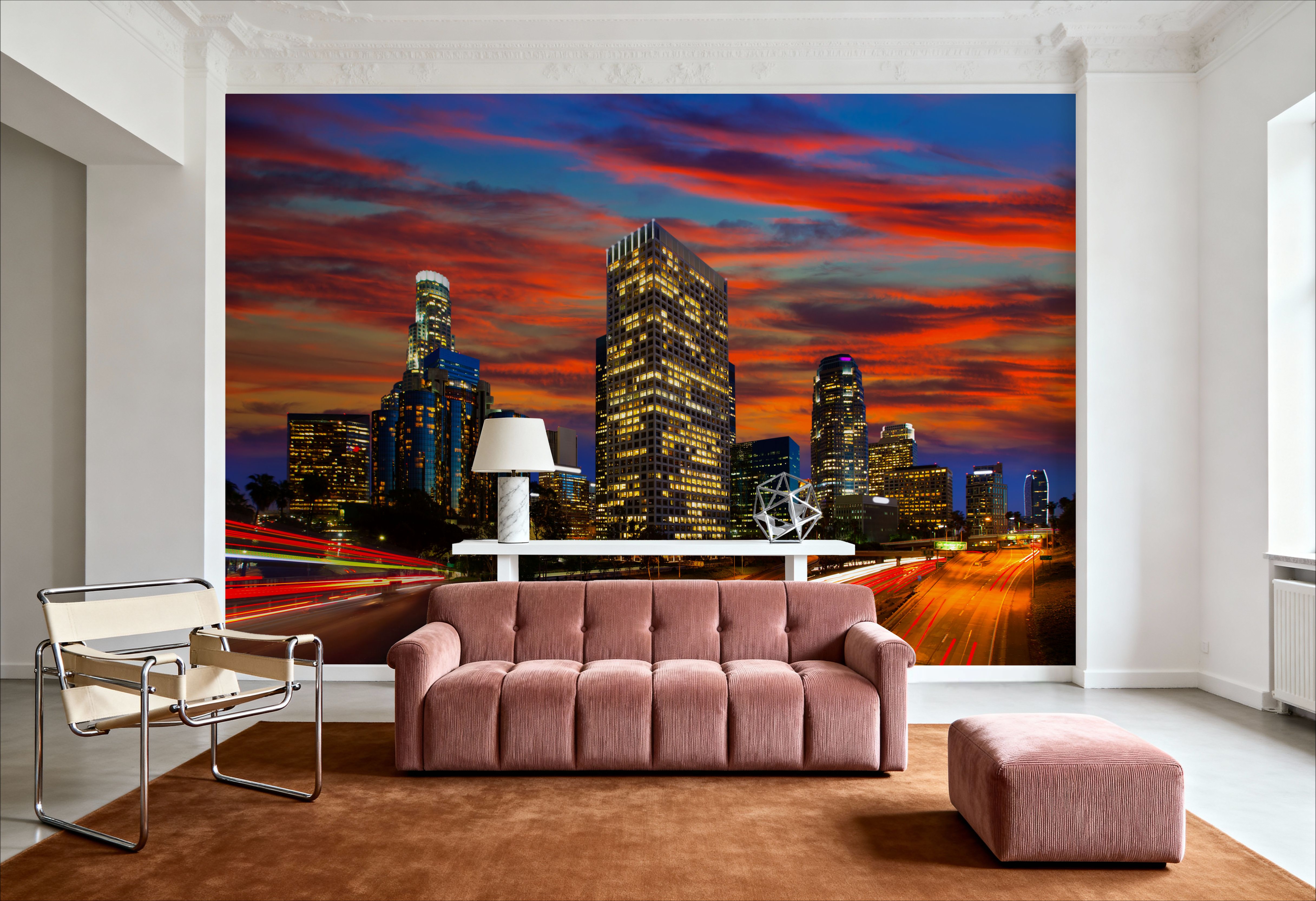 Downtown from the 110