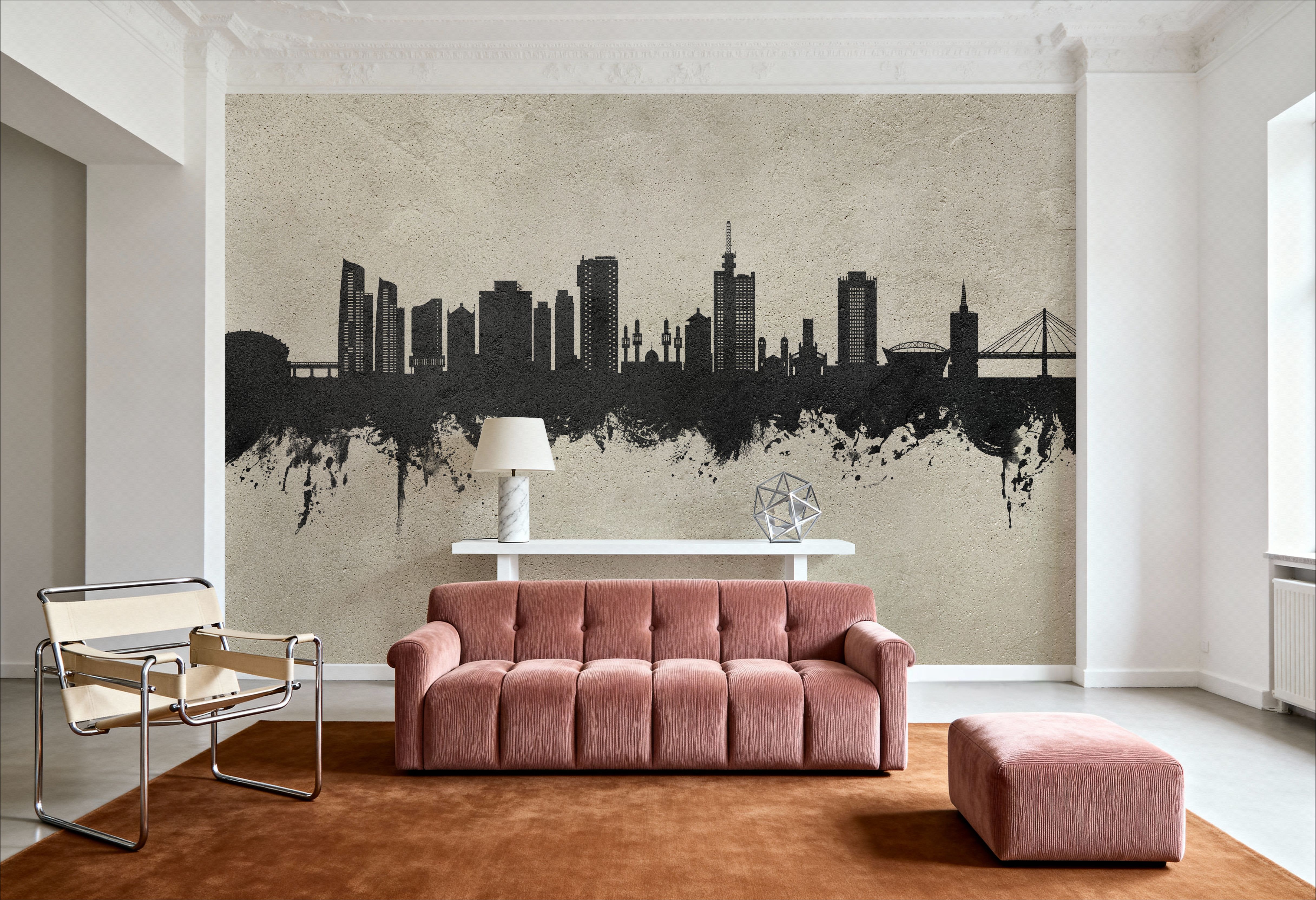 Lagos Nigeria Skyline Concrete