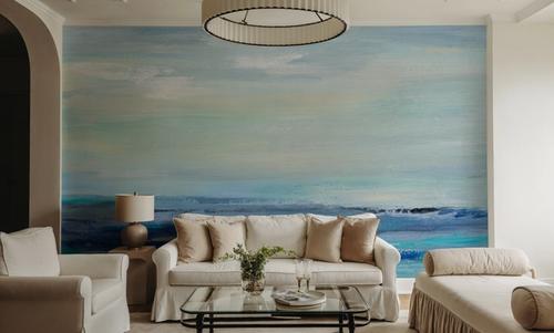 Turquoise Sea Waves I