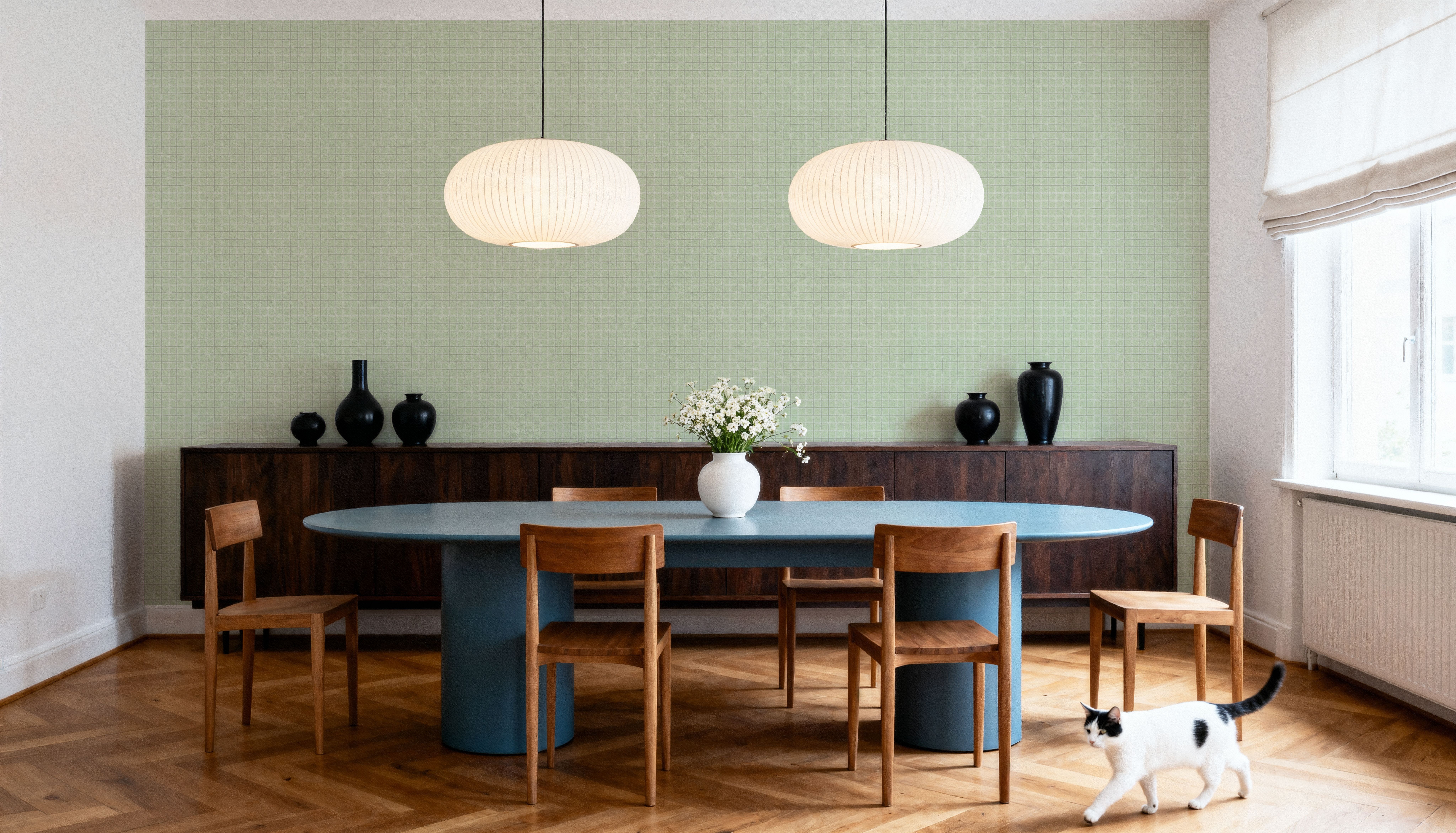 Weathered Checks, Pistachio