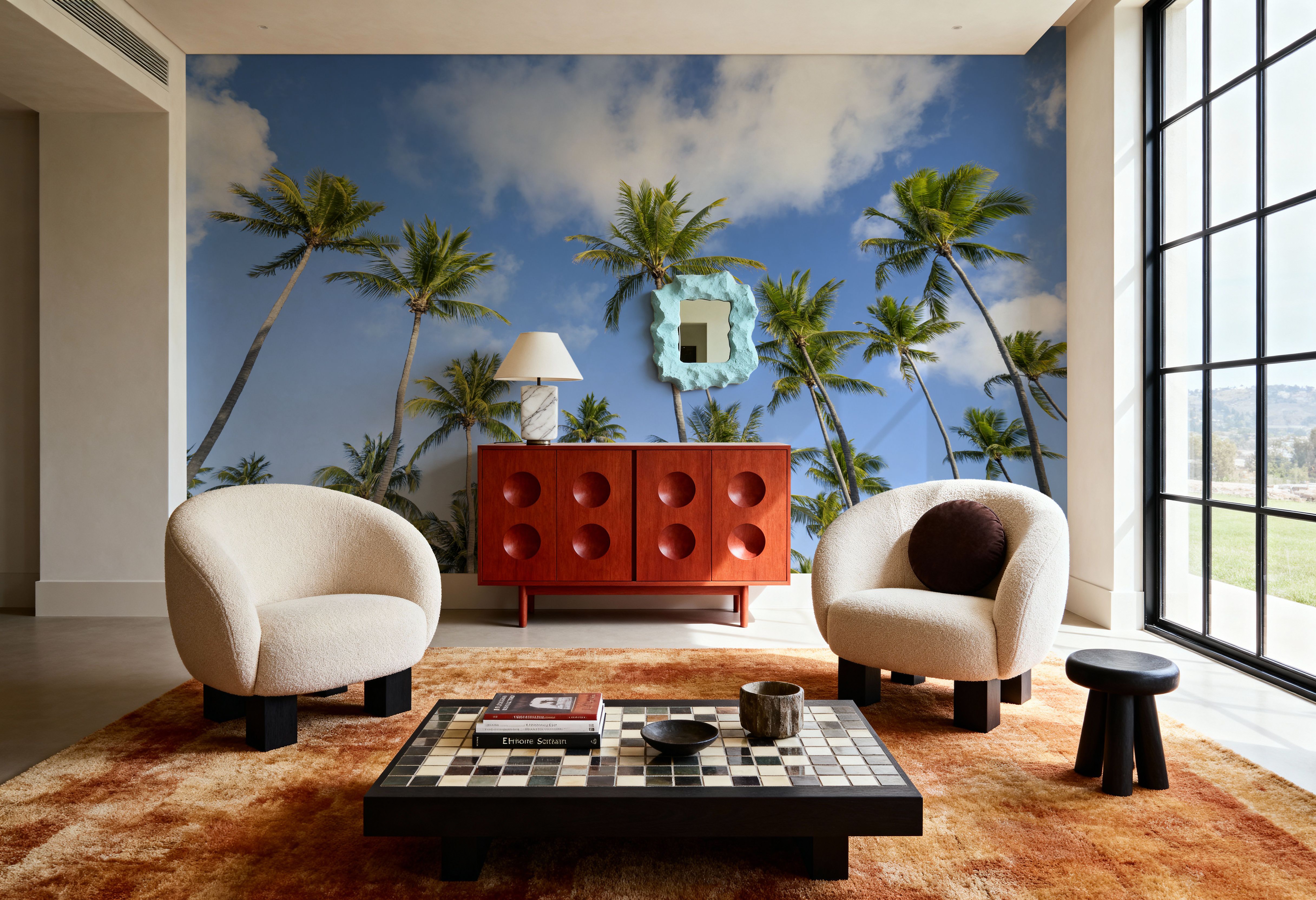 Strecthing Palm Trees