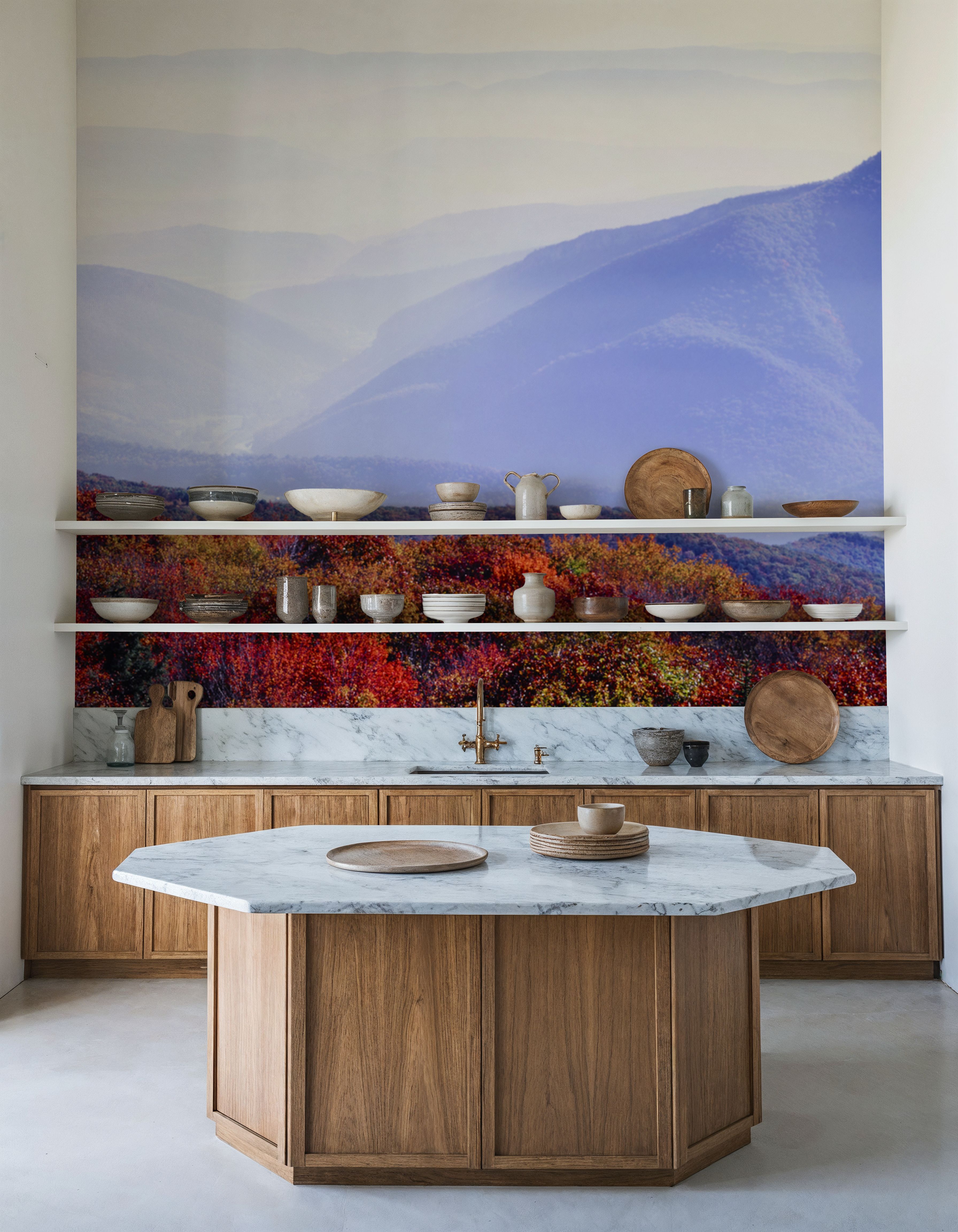 Autumn Mountain Mist