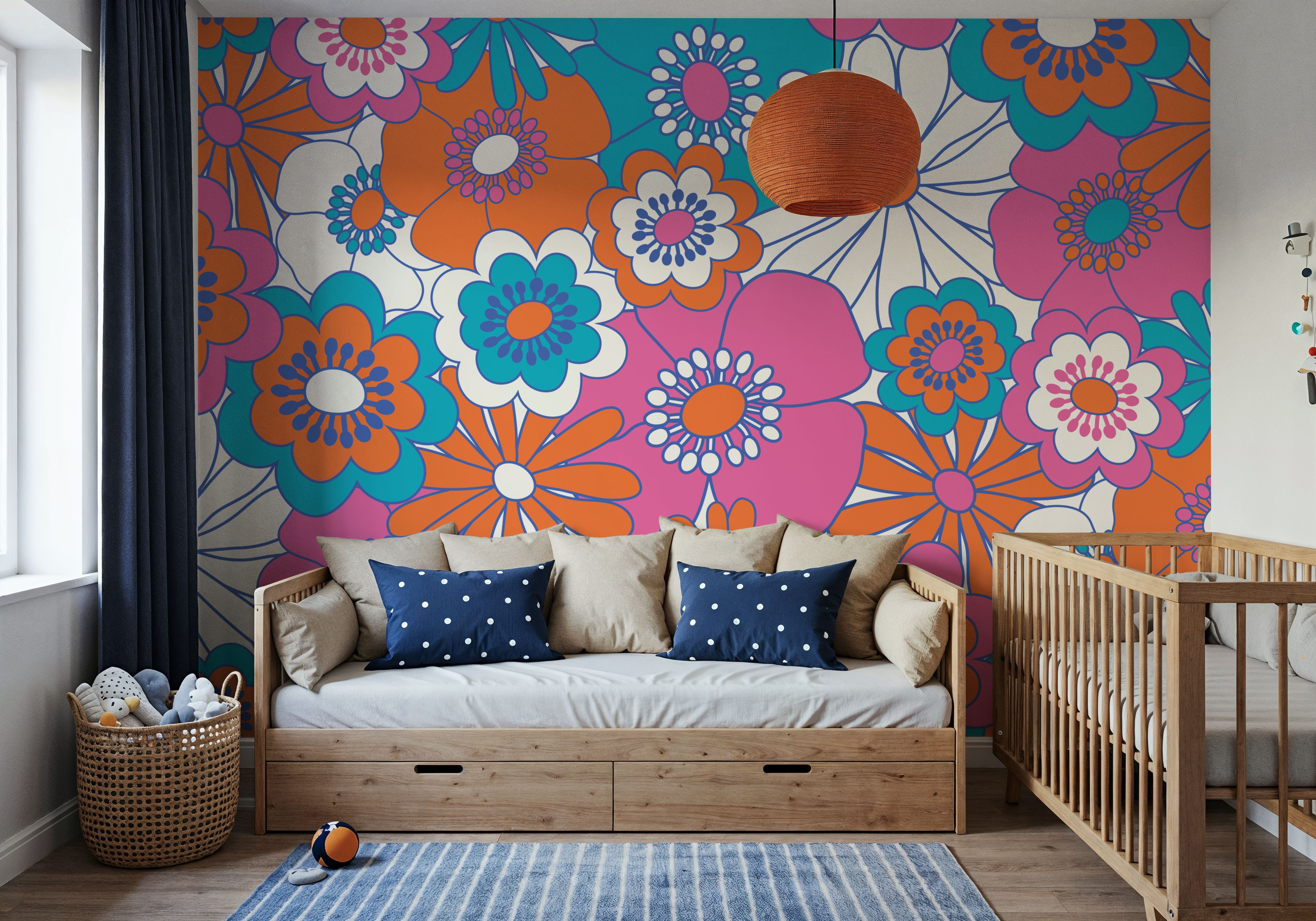 70's Avant Garden, Bright Pink