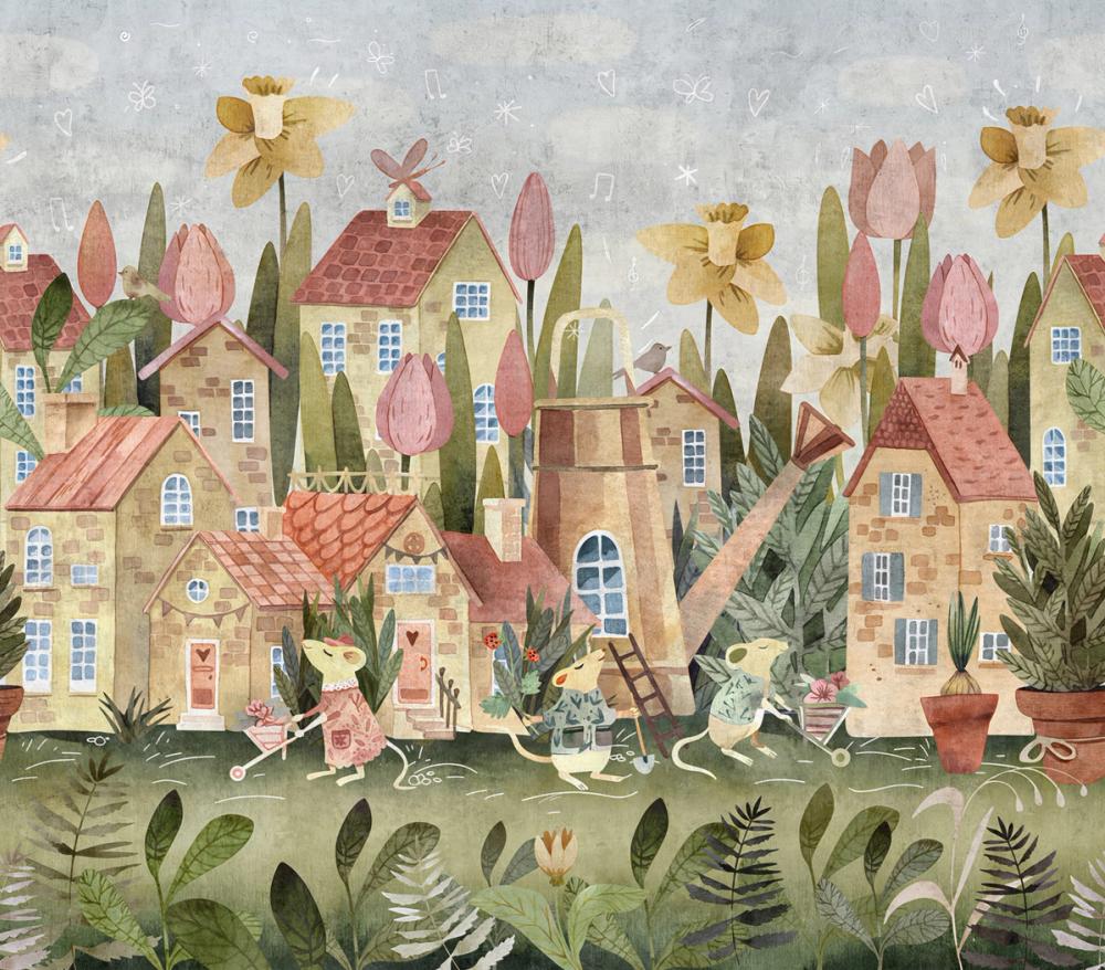 Whimsical Mouse Friends