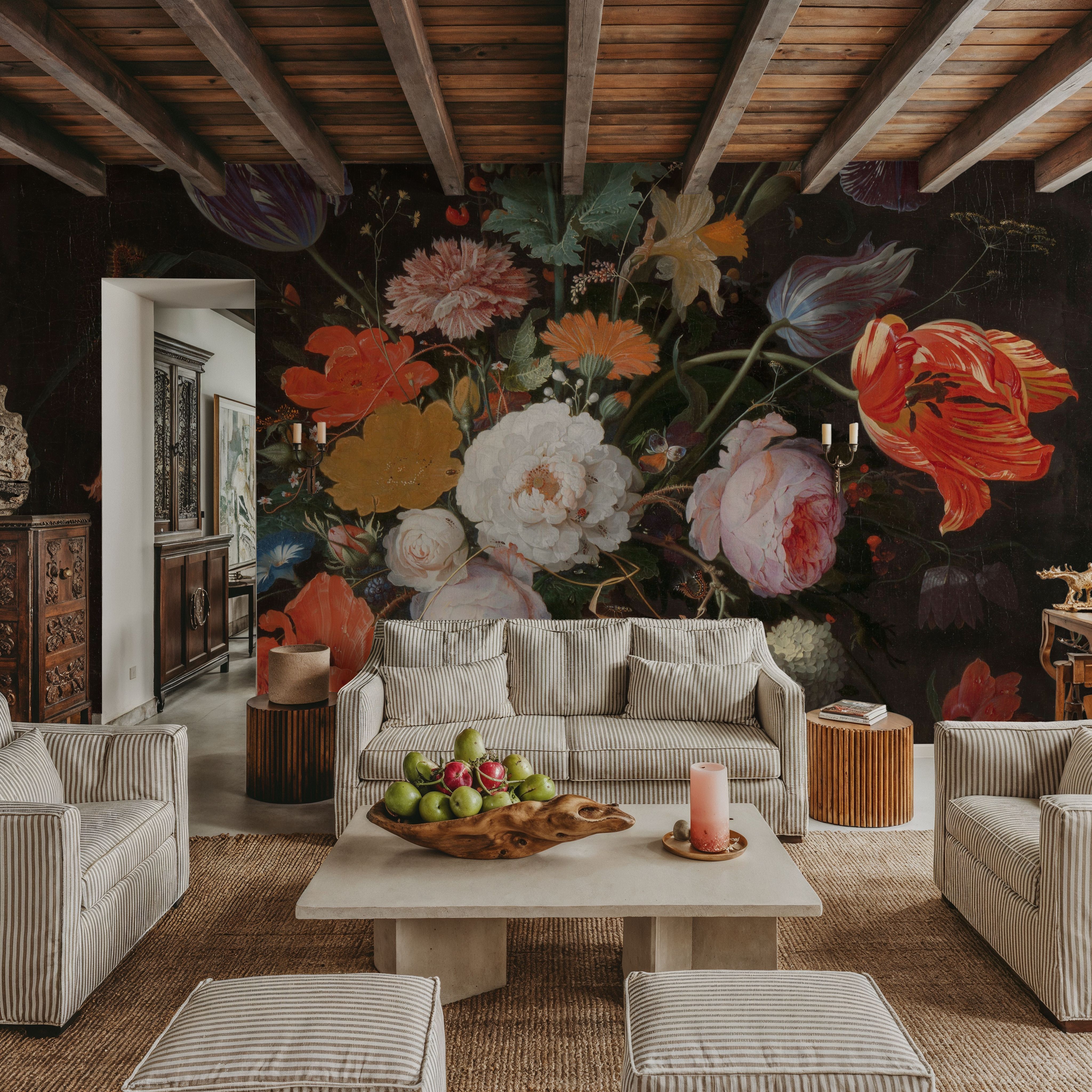 Still Life with Flowers And a Watch