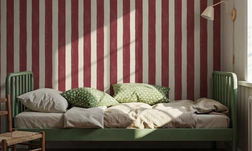Sino Vertical Lines, Red