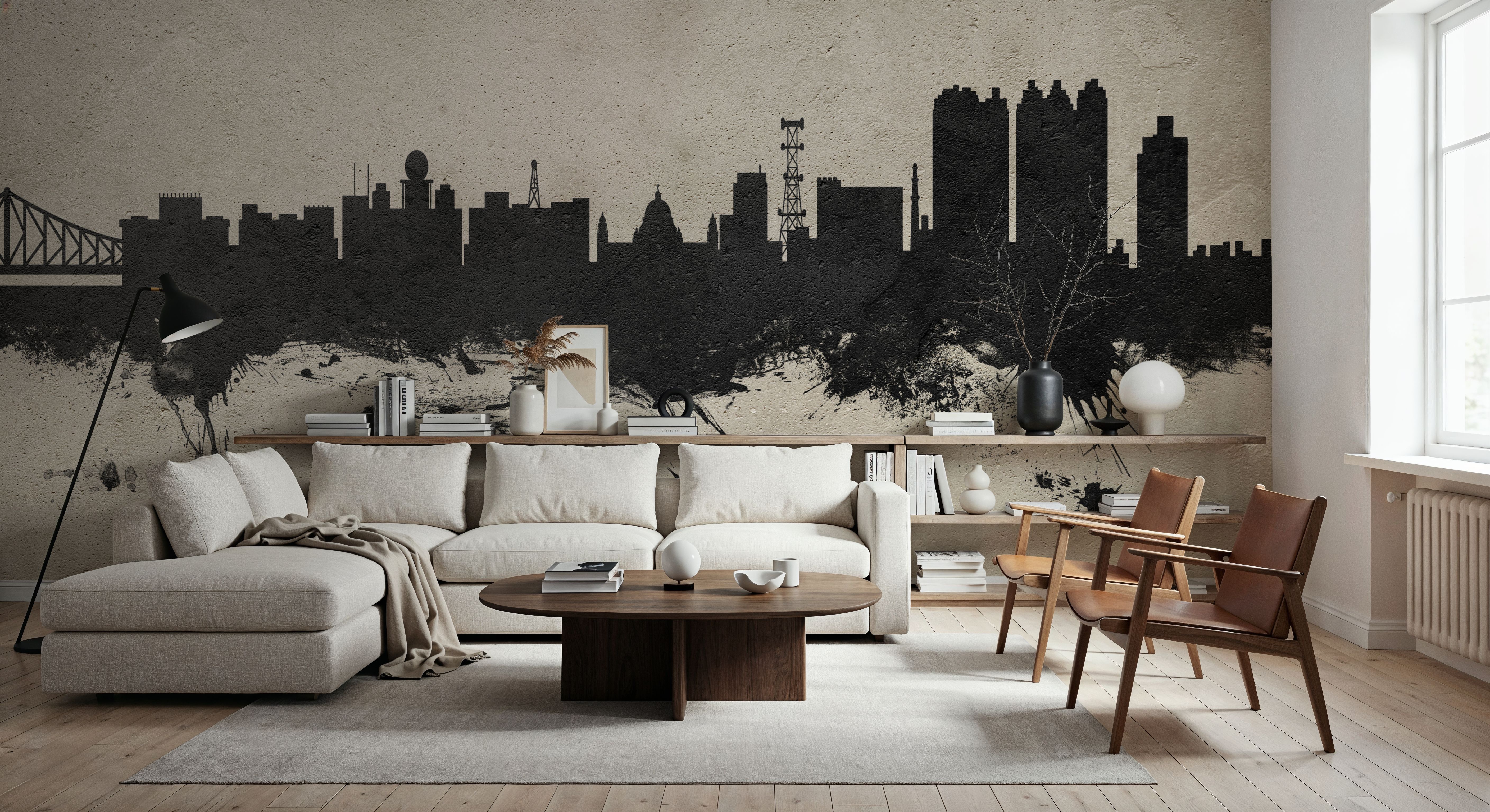 Kolkata (Calcutta) India Skyline Concrete