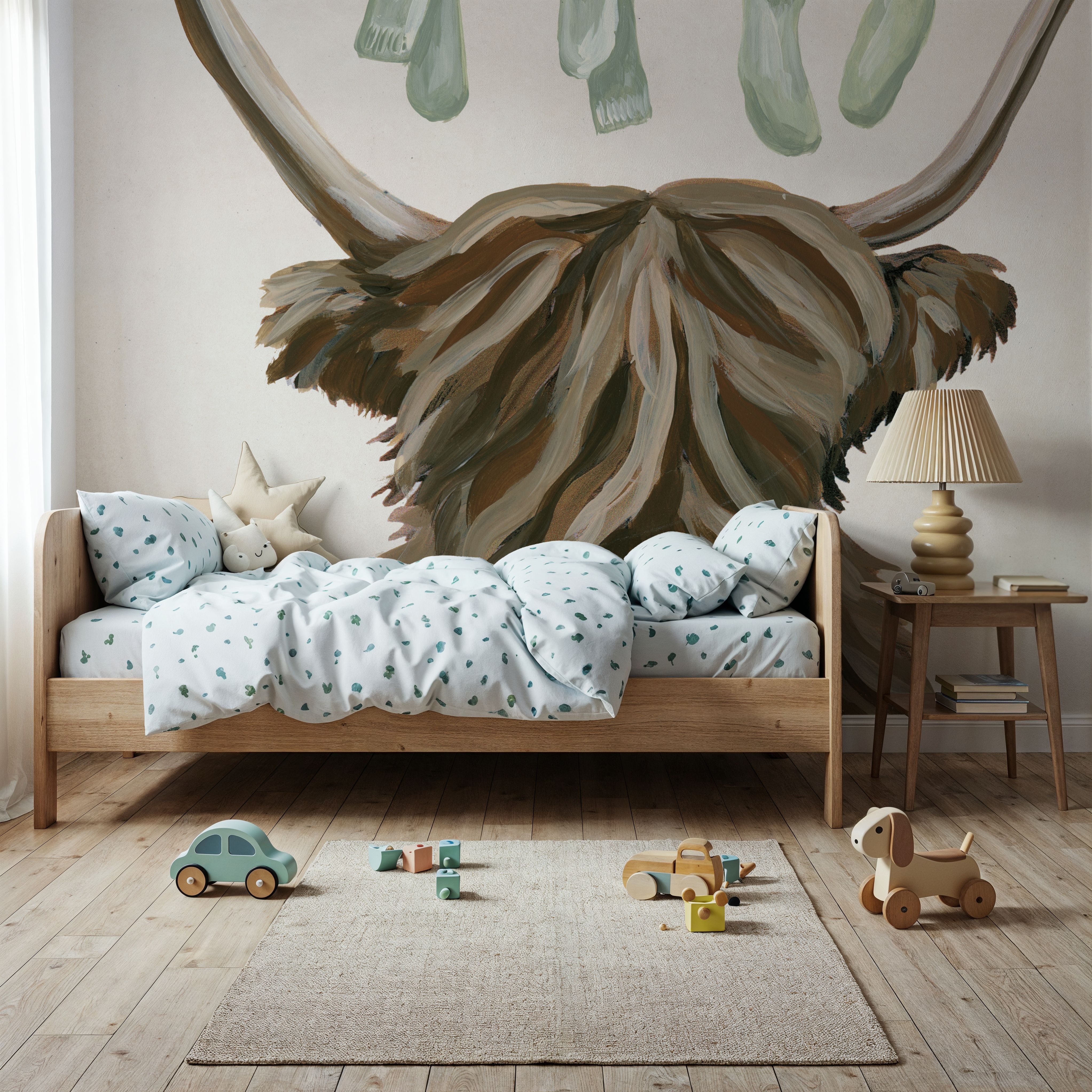 Highland Cow Clothesline