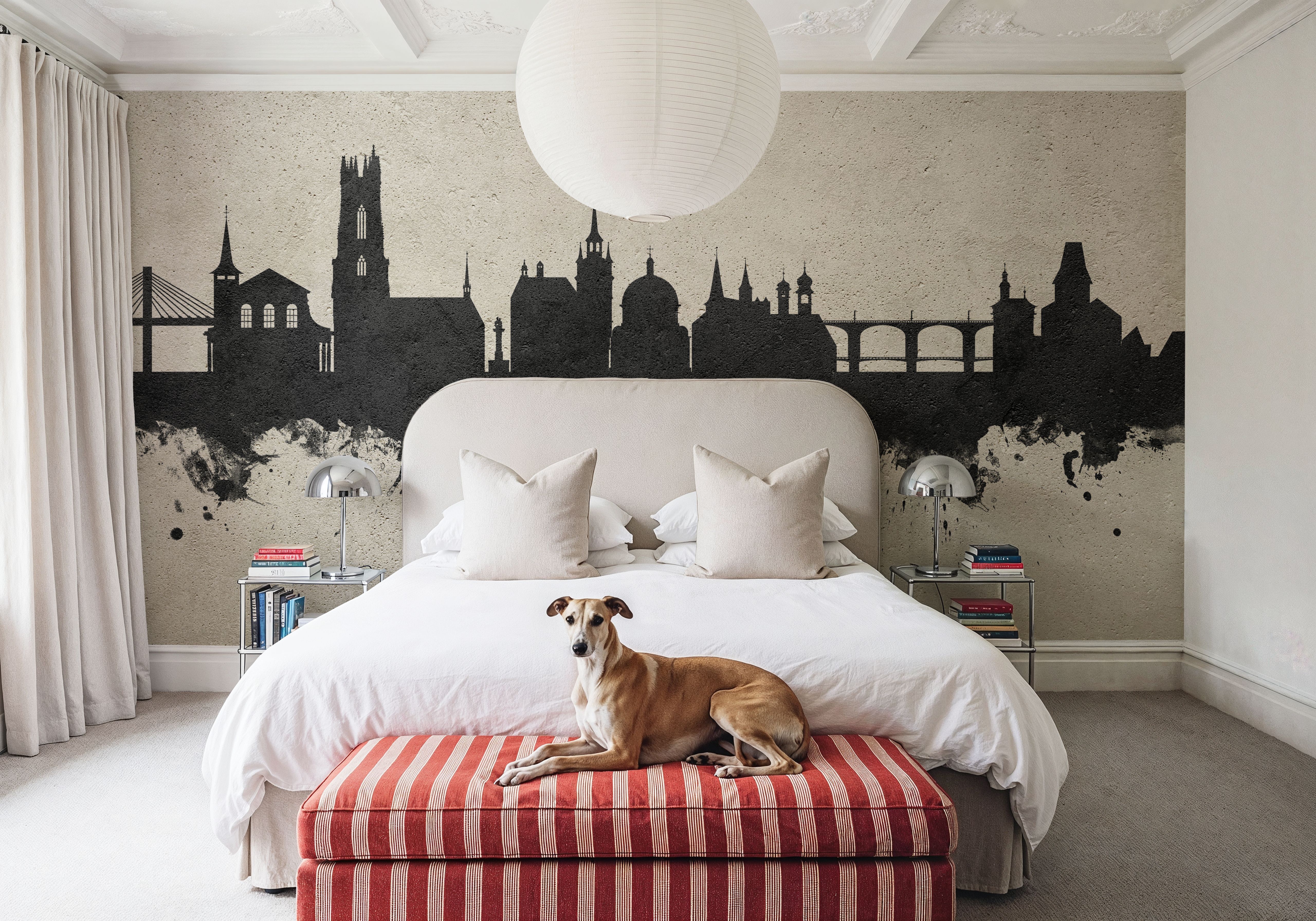 Fribourg Switzerland Skyline Concrete