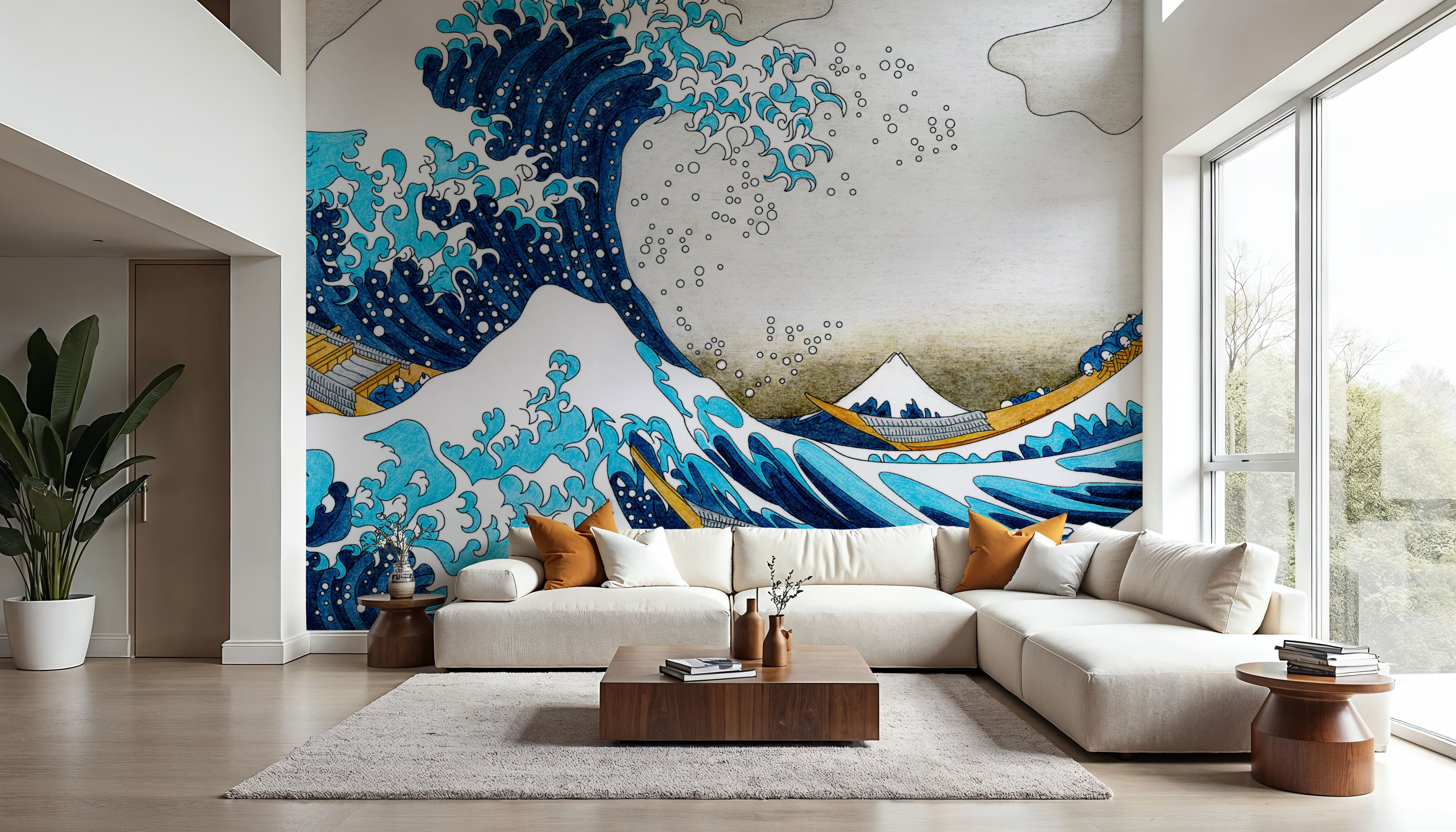 The Great Wave of Kanagawa , Wallpaper