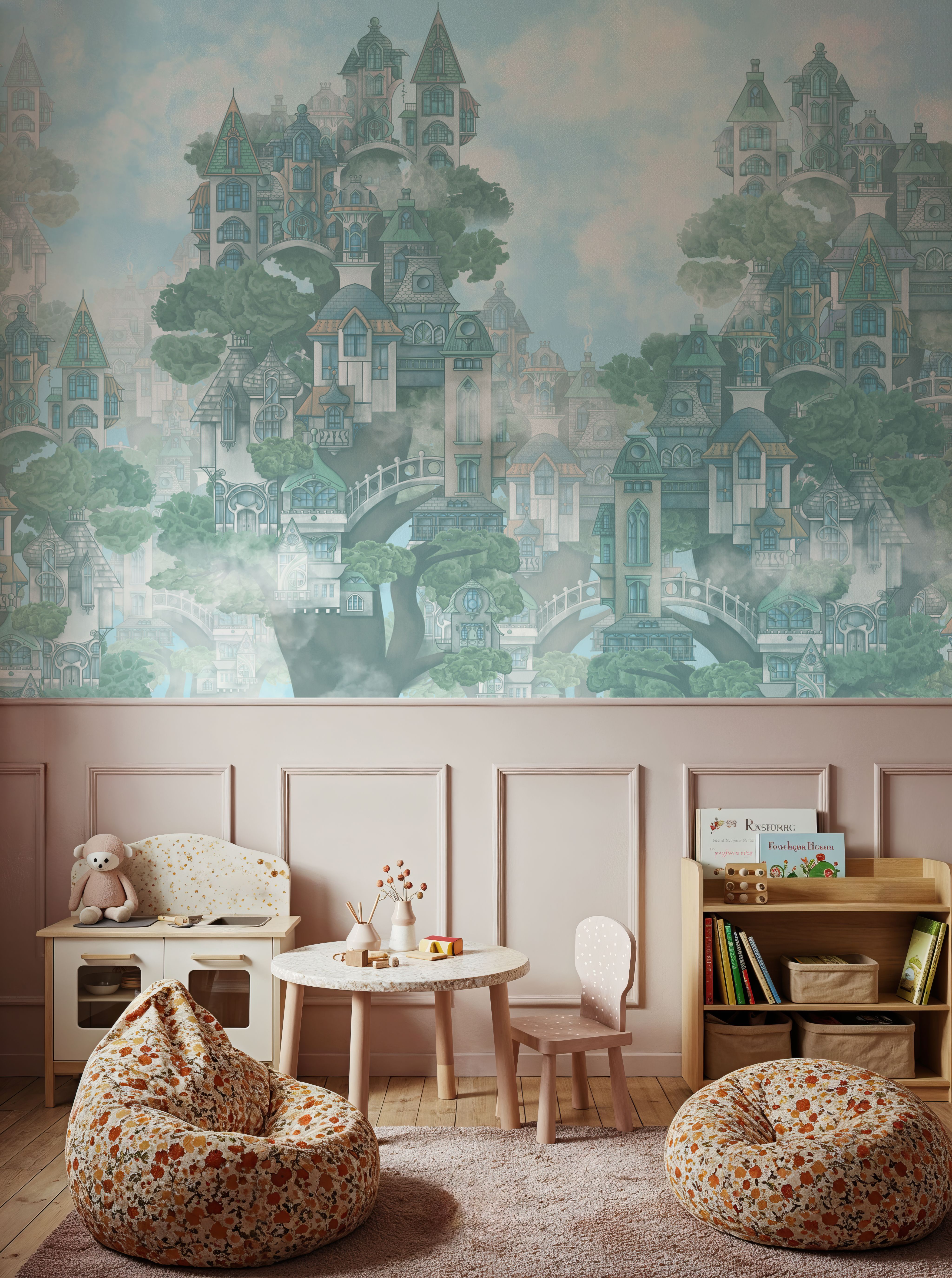 Treehouse Neighborhood Cool Pastel