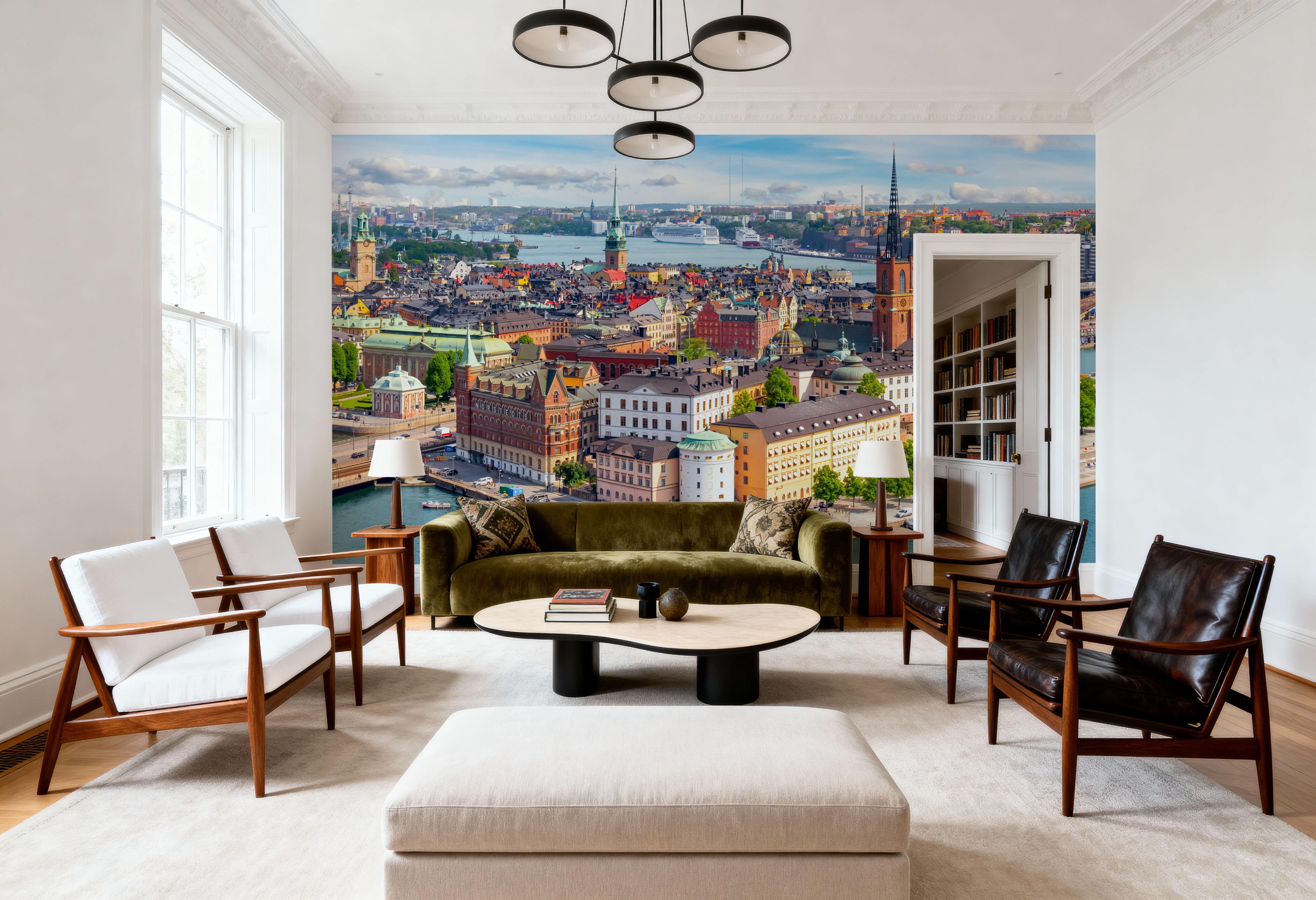 Quays of Stockholm, Tapeten