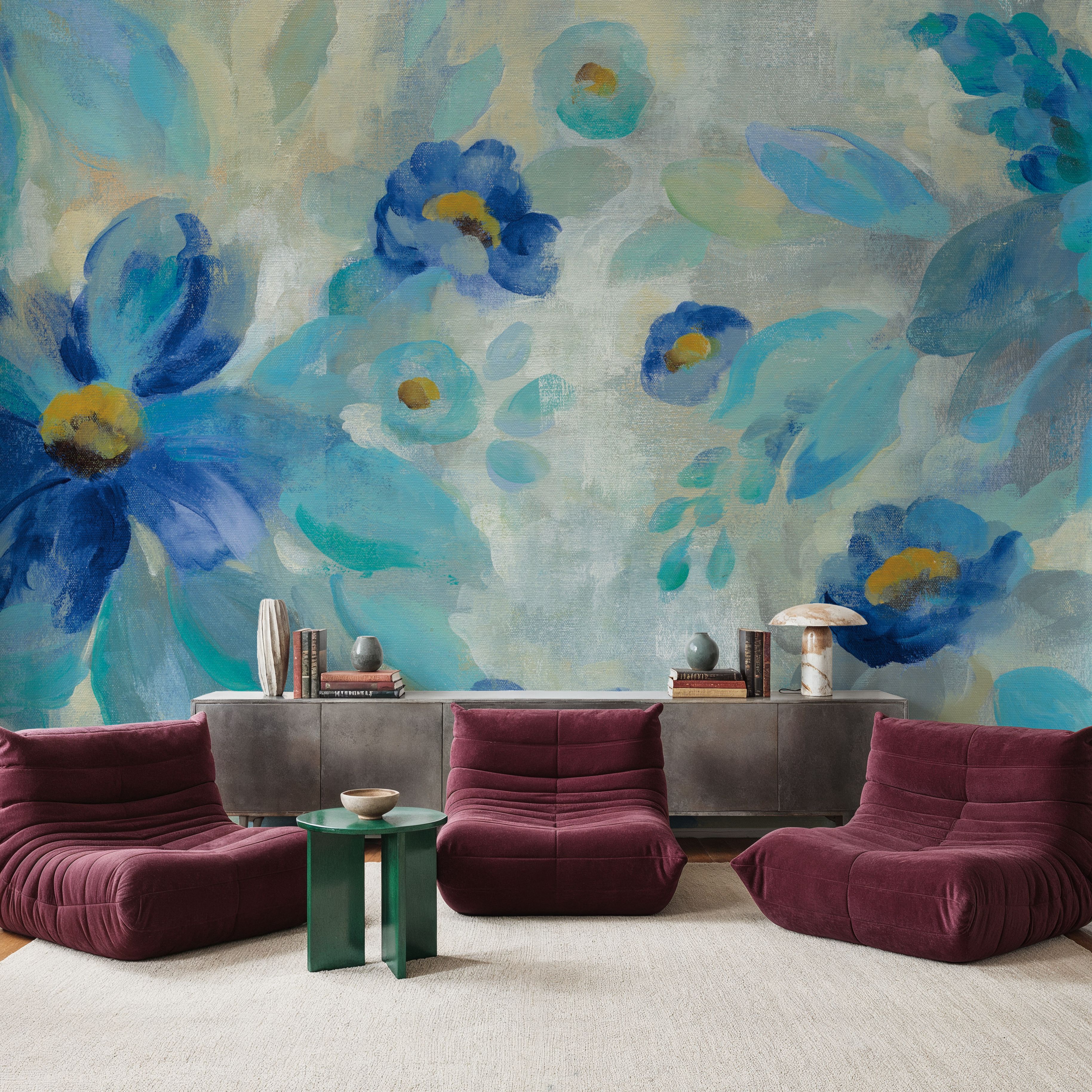 Blue Flowers Whisper I