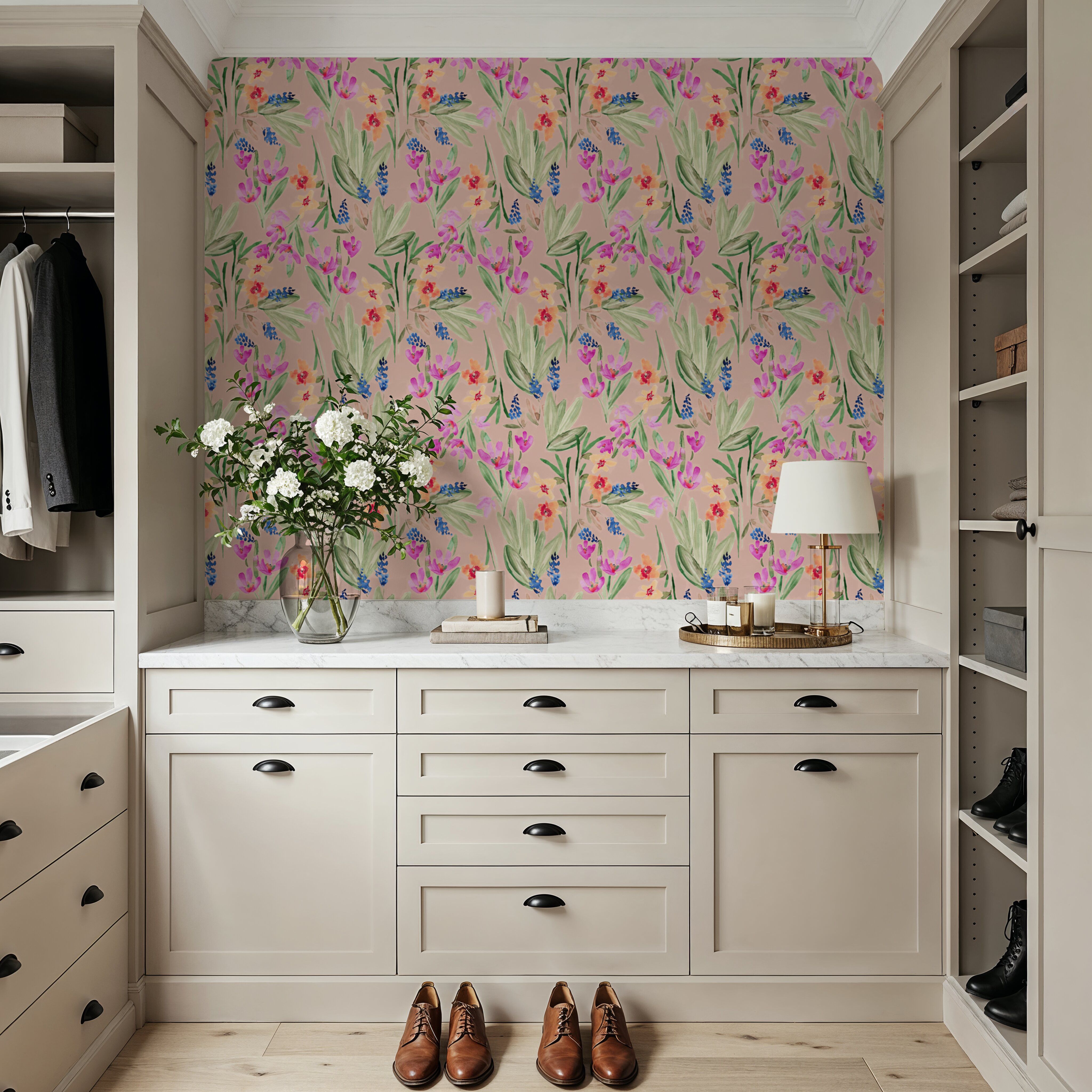 Flower Blush Dusty Pink