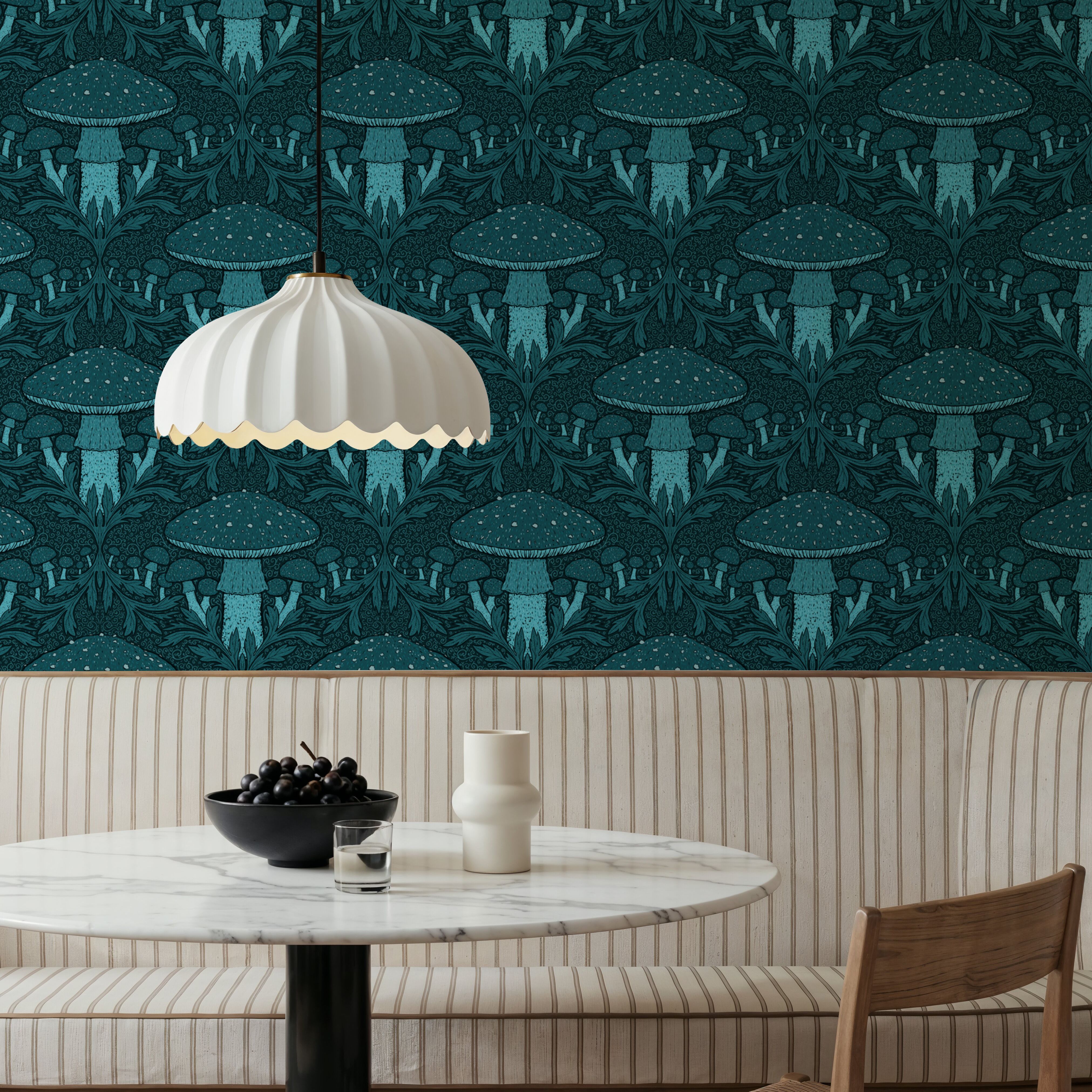 Heritage Toadstool, Blue