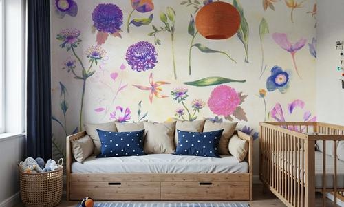 Floral Gaze, Cream