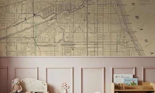 City of Chicago Map 1888