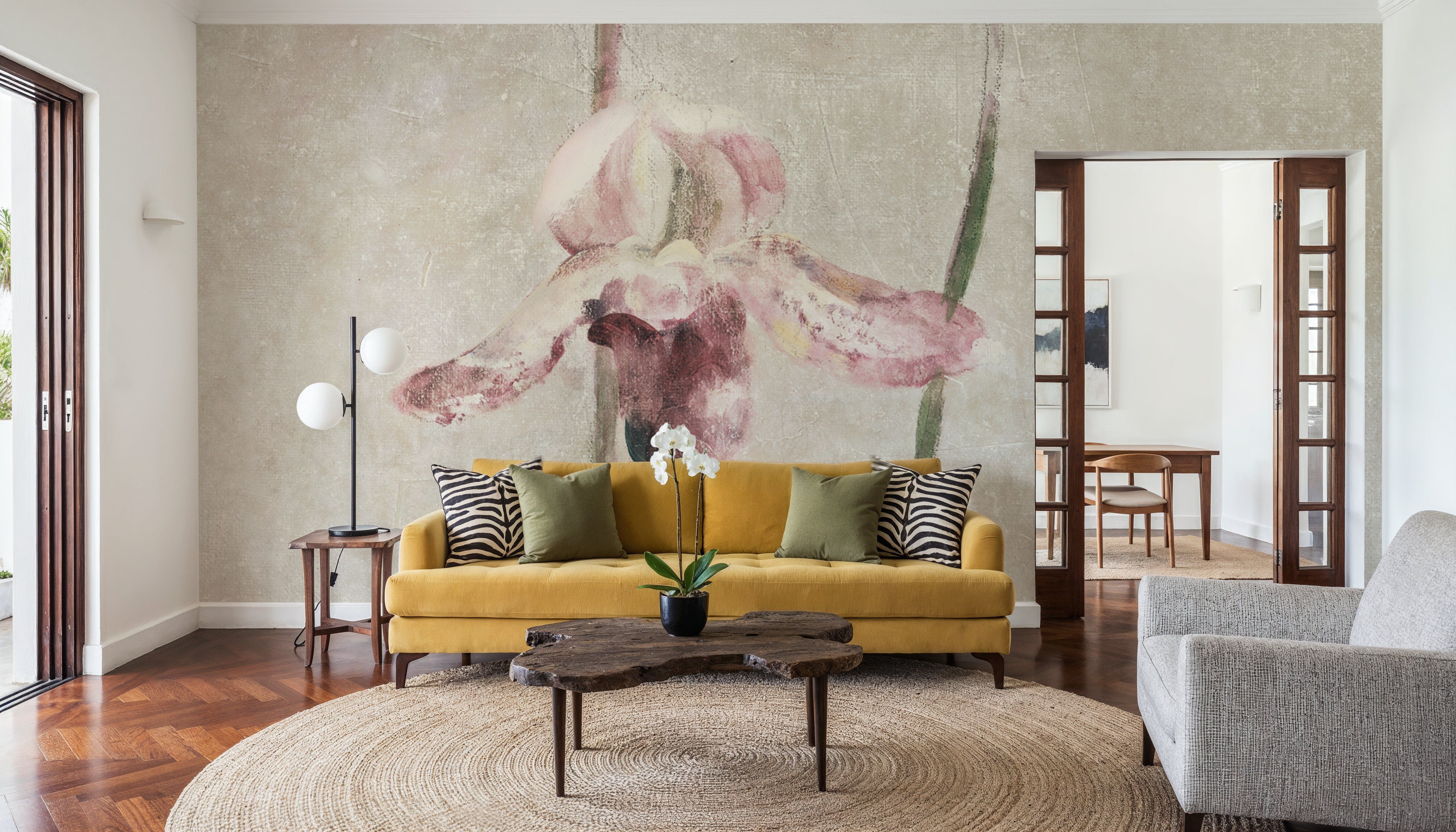 Light Purple Dancing Orchid Panel I