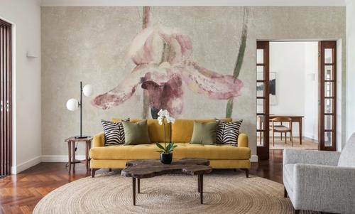 Light Purple Dancing Orchid Panel I