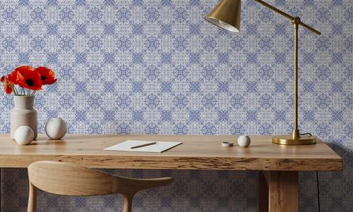 Italian Tiles, Periwinkle