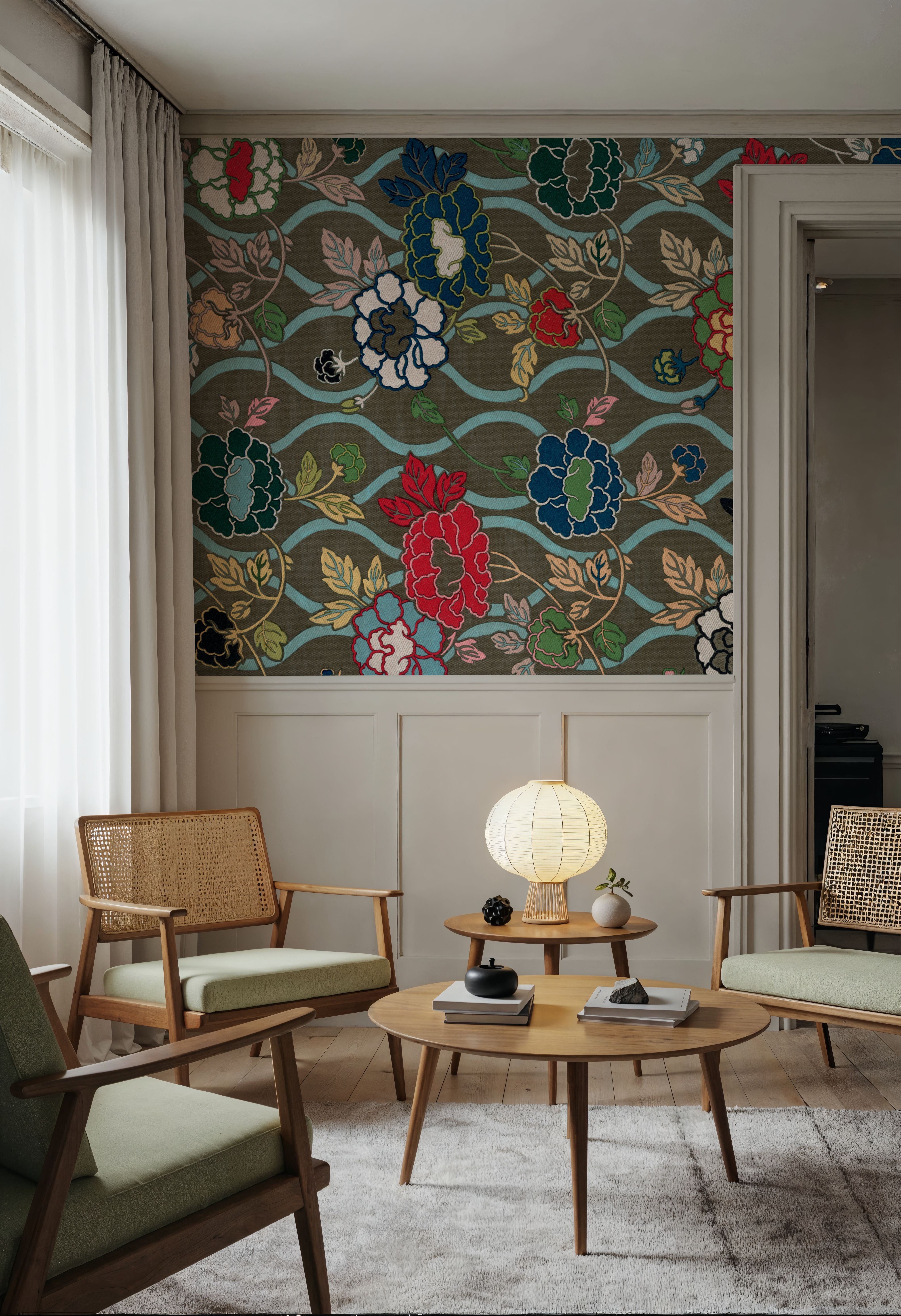 Japanese Flower Fans