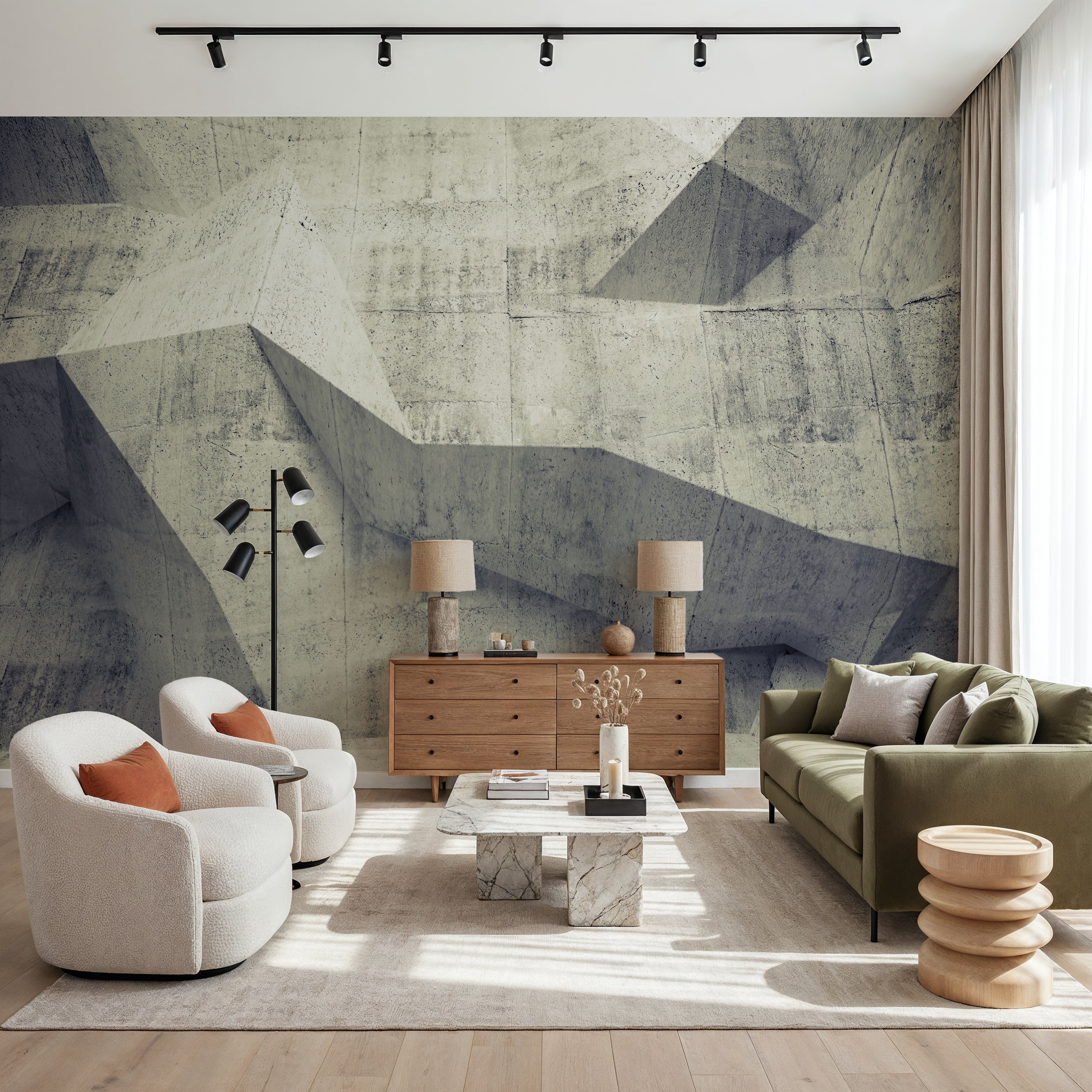 Concrete Shapes Warm Gray