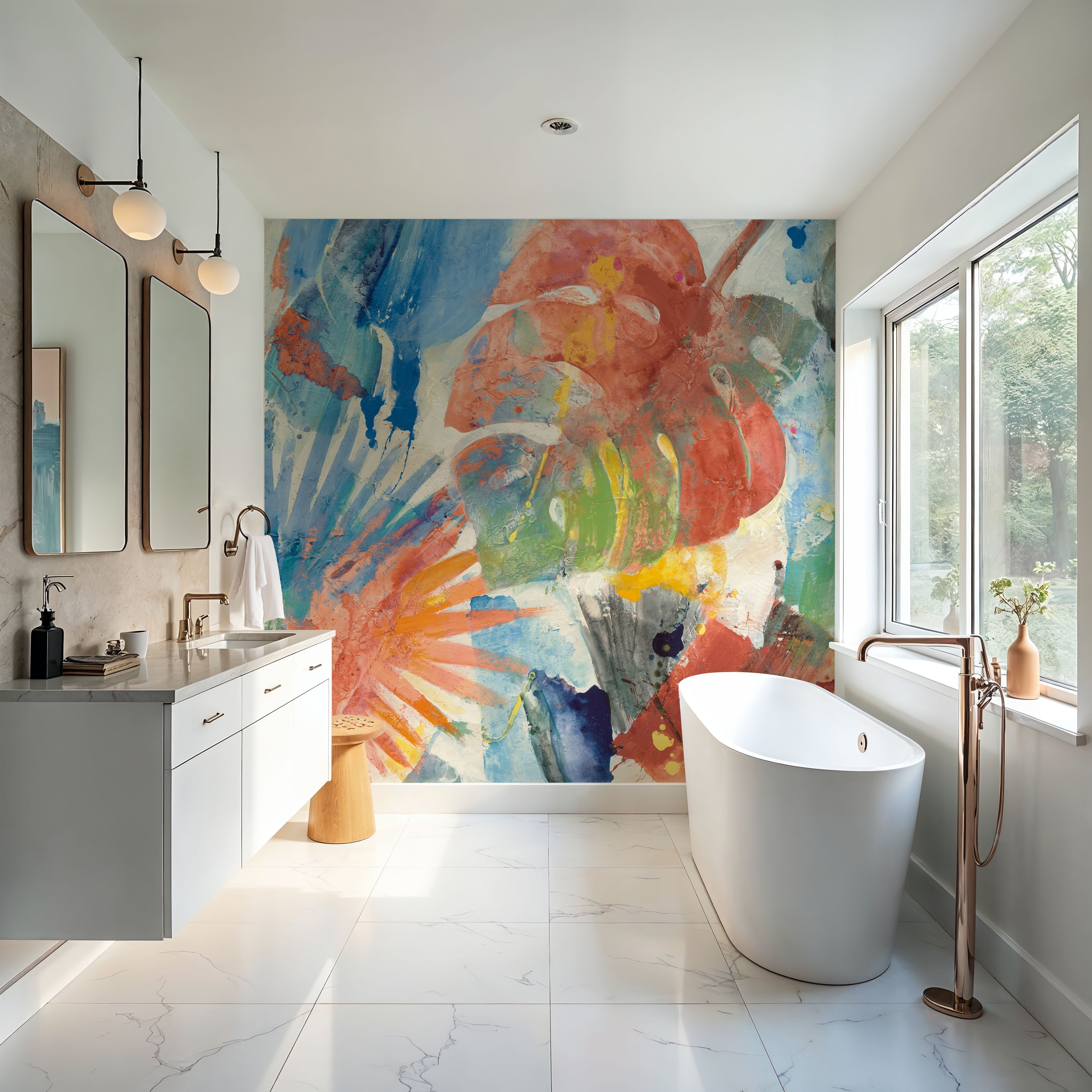 Palm Abstract Bright