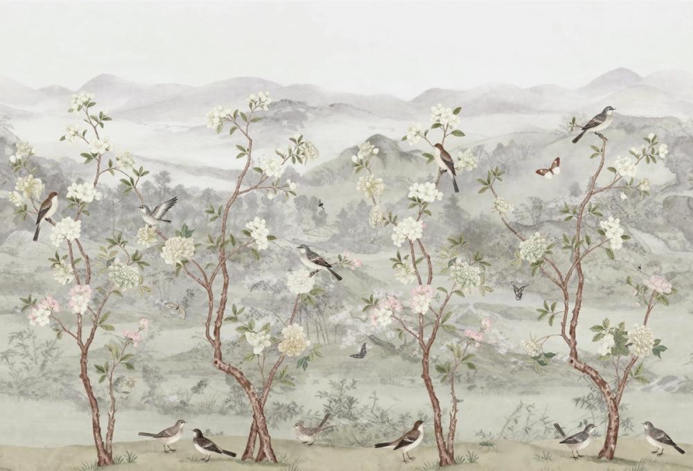Peony Tree Landscape, Mist