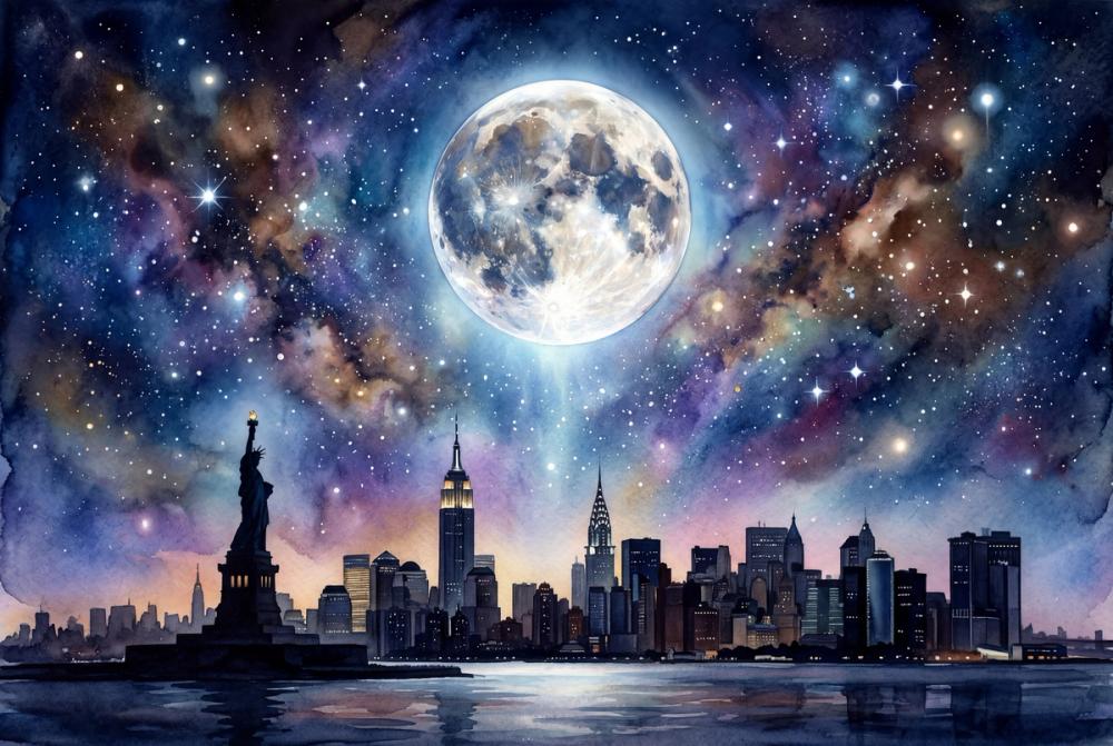 New York City - Powerful Moon Series
