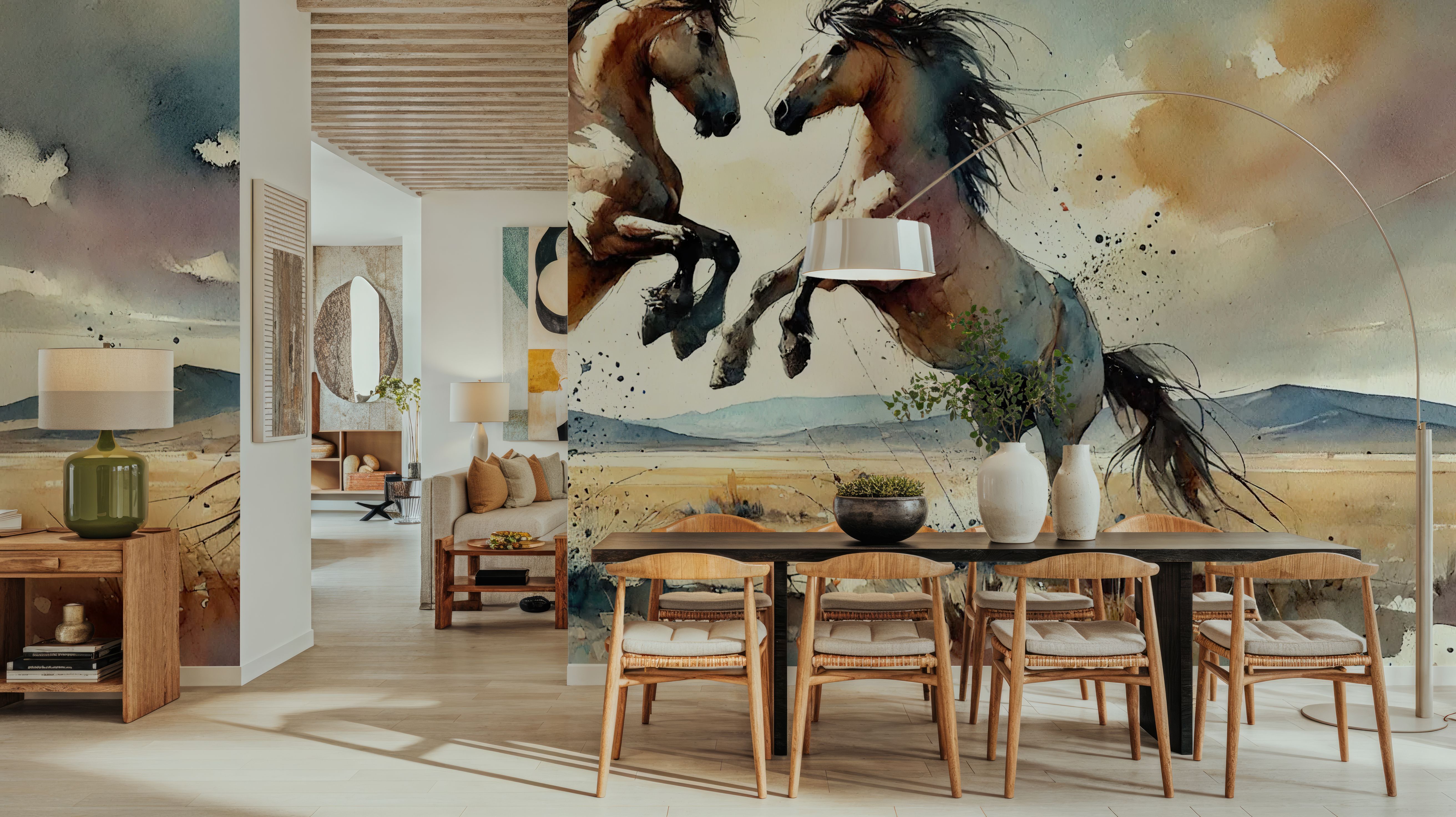 Wild Horses in Motion