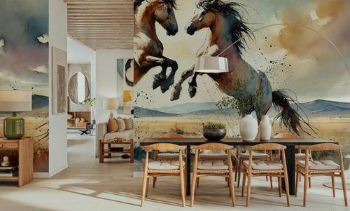 Wild Horses in Motion