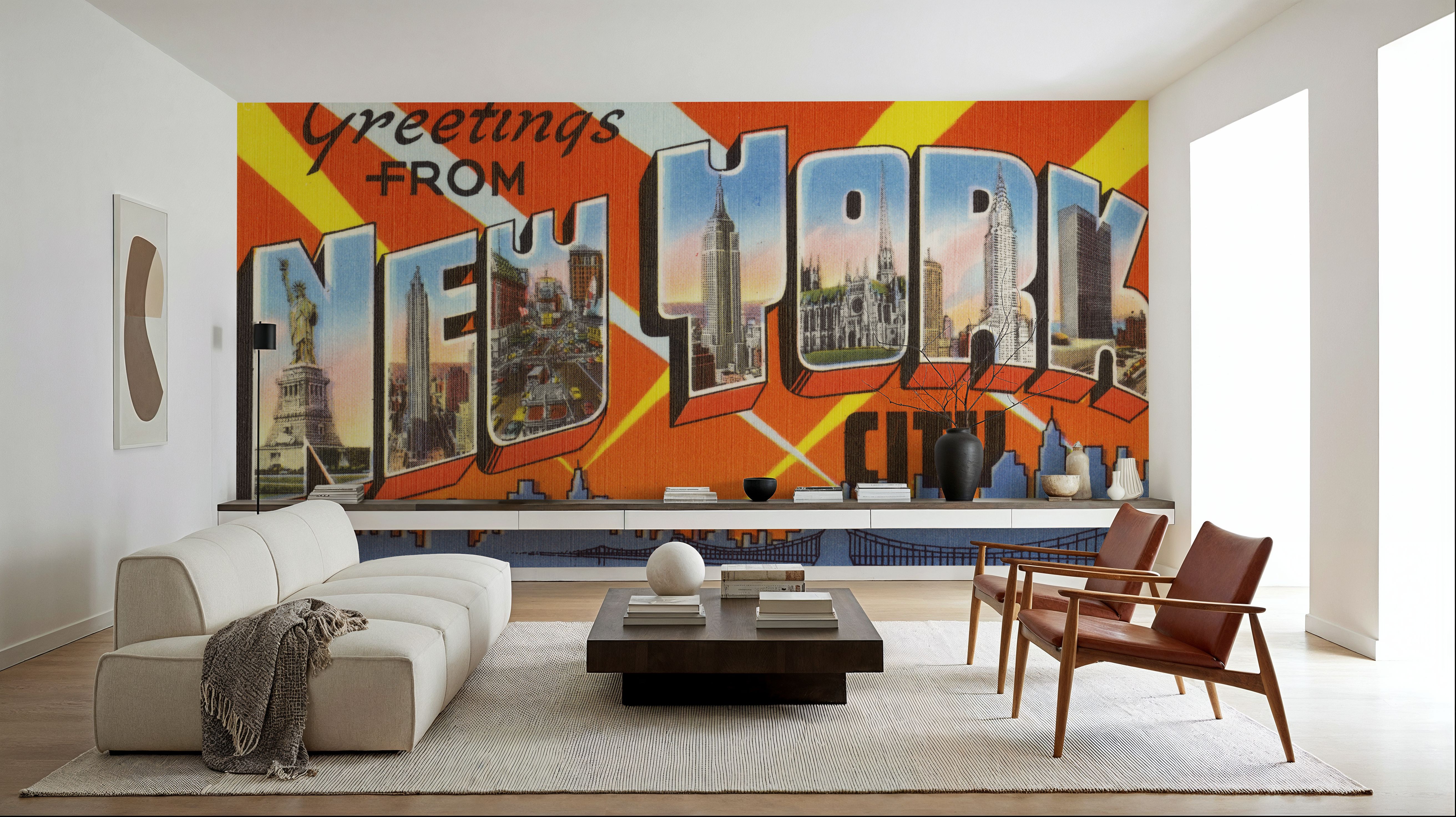 Greetings from NYC - Screenprint Postcard