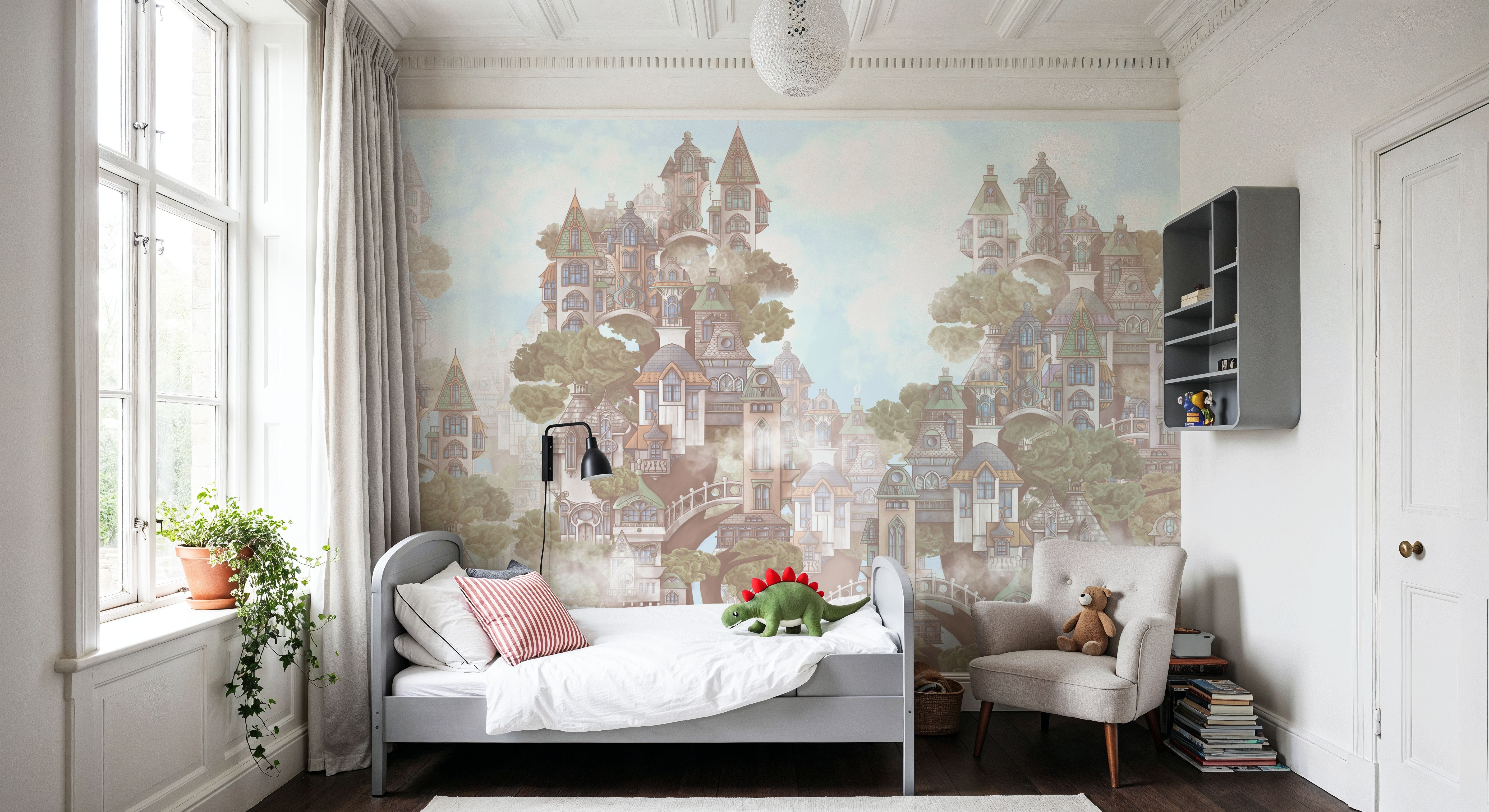 Treehouse Neighborhood Warm Pastel