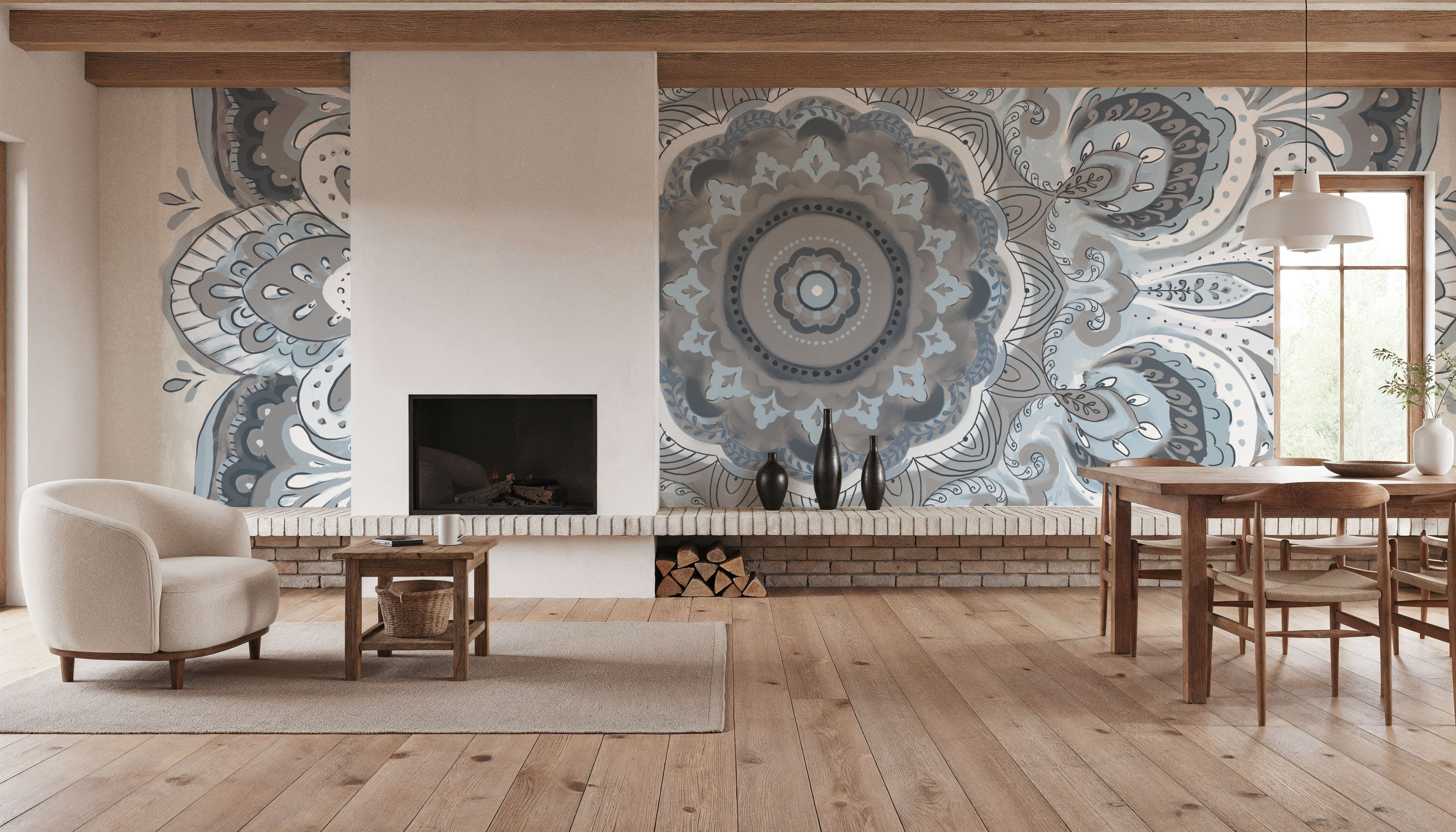 Goa Mandala II Dusty Blue
