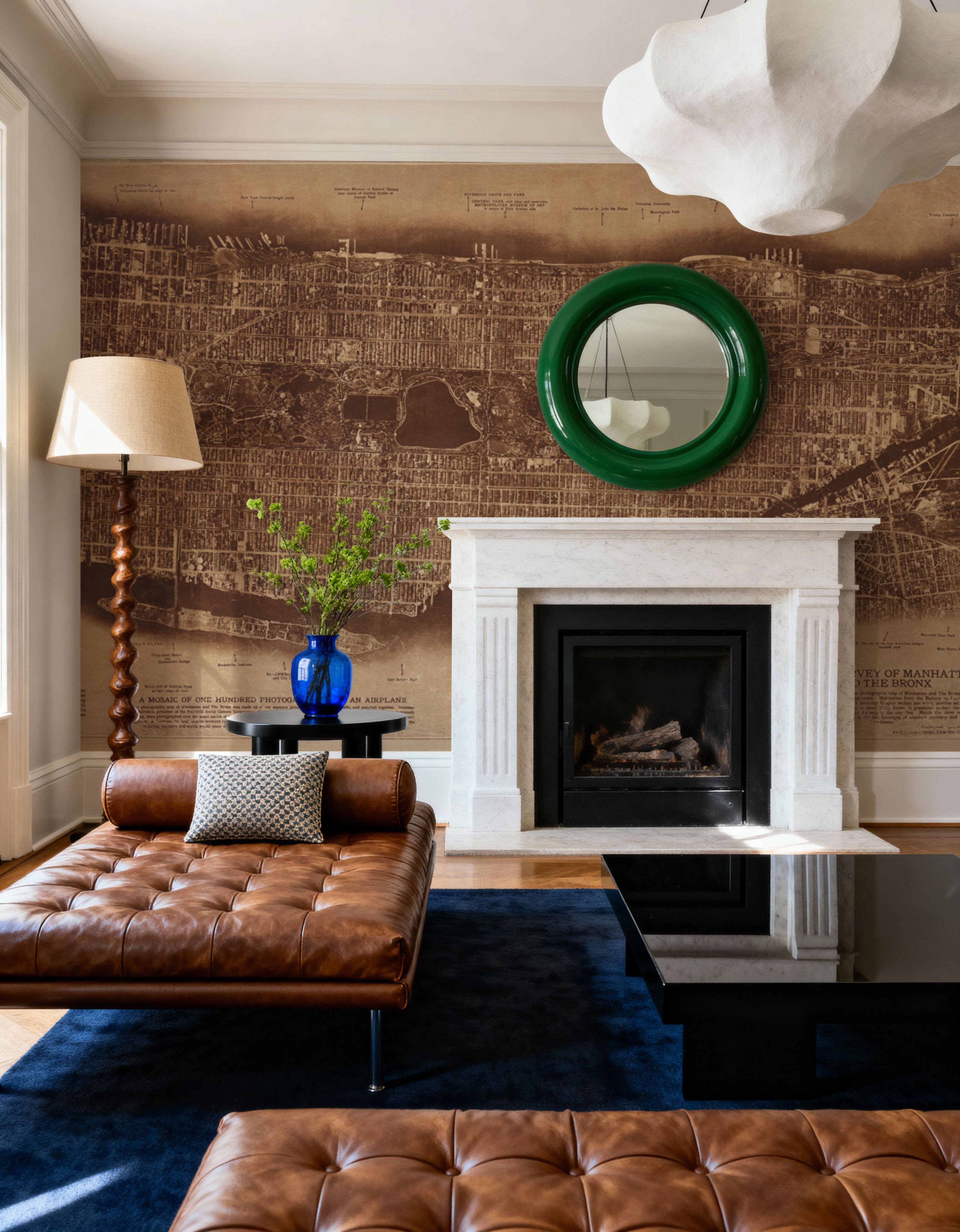 Manhattan from Above 1922 Vintage