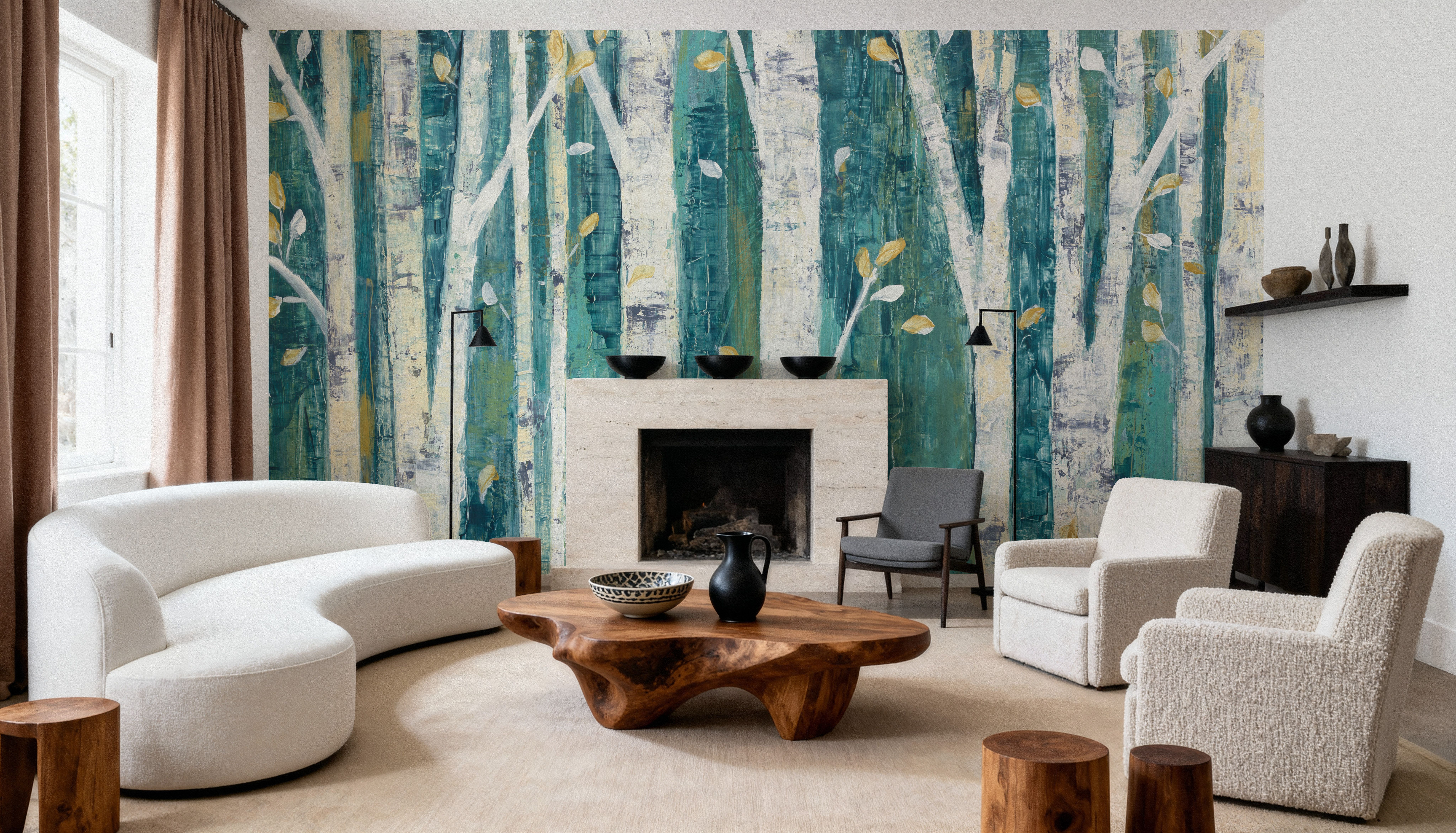 Birches in Spring