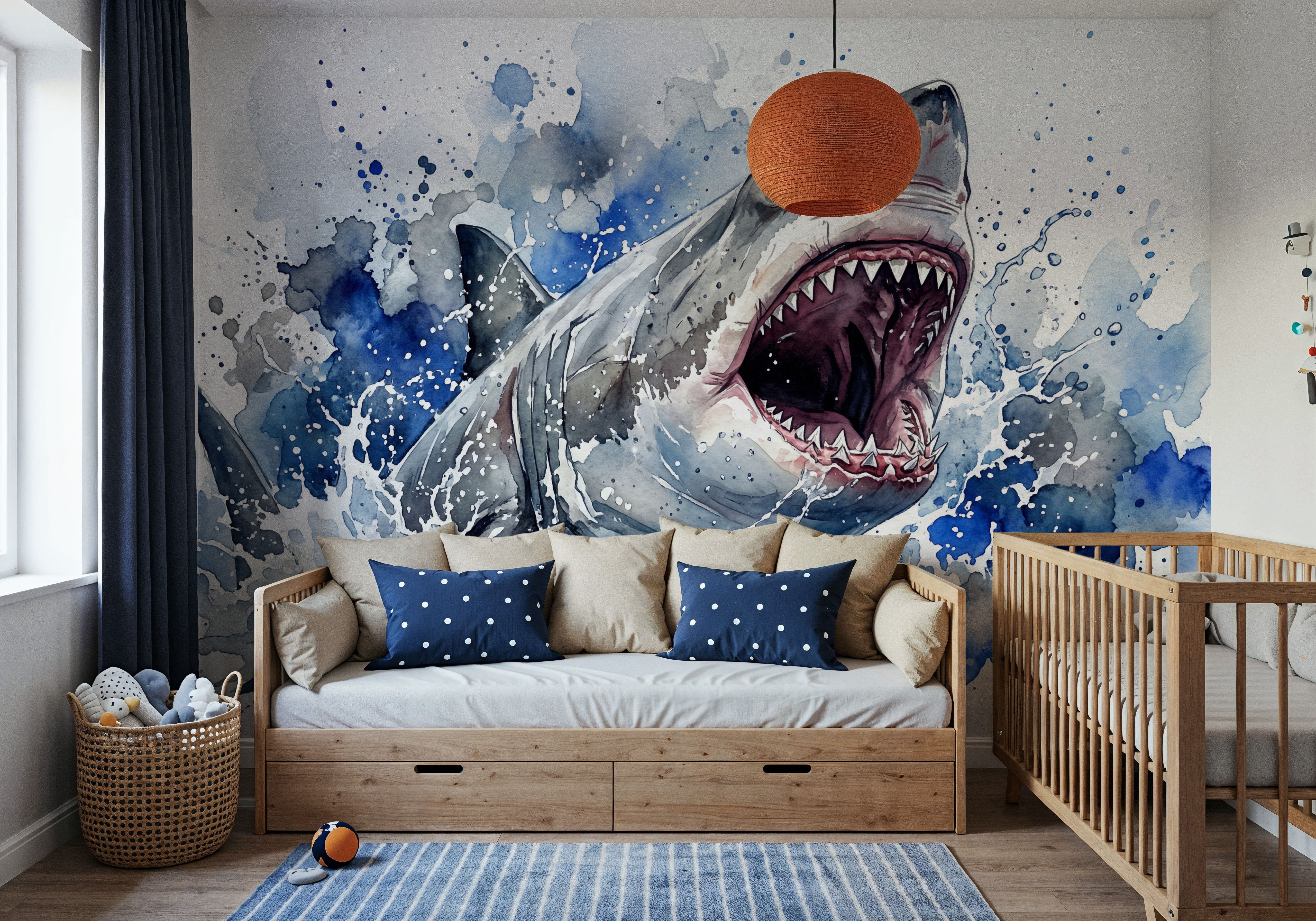 White Shark - Watercolor Predators Series
