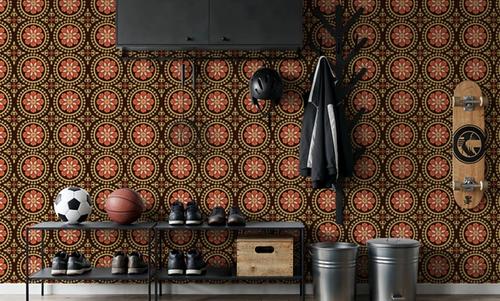 Geo Floral, Chocolate
