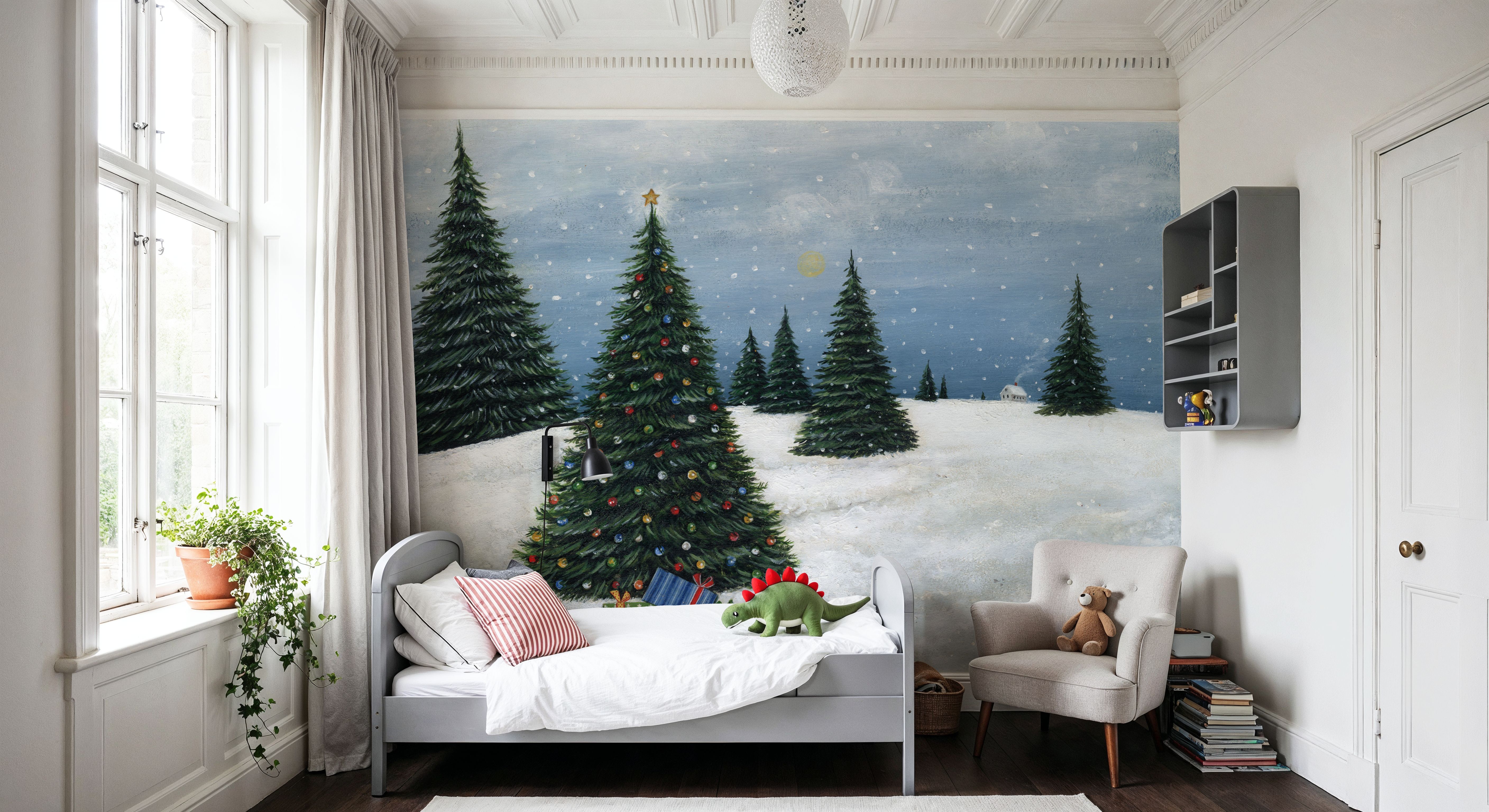 Deck The Halls Trees and Gifts, Tapeten