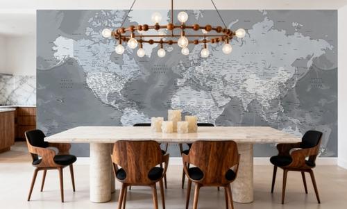 World Map Cities - Zanders