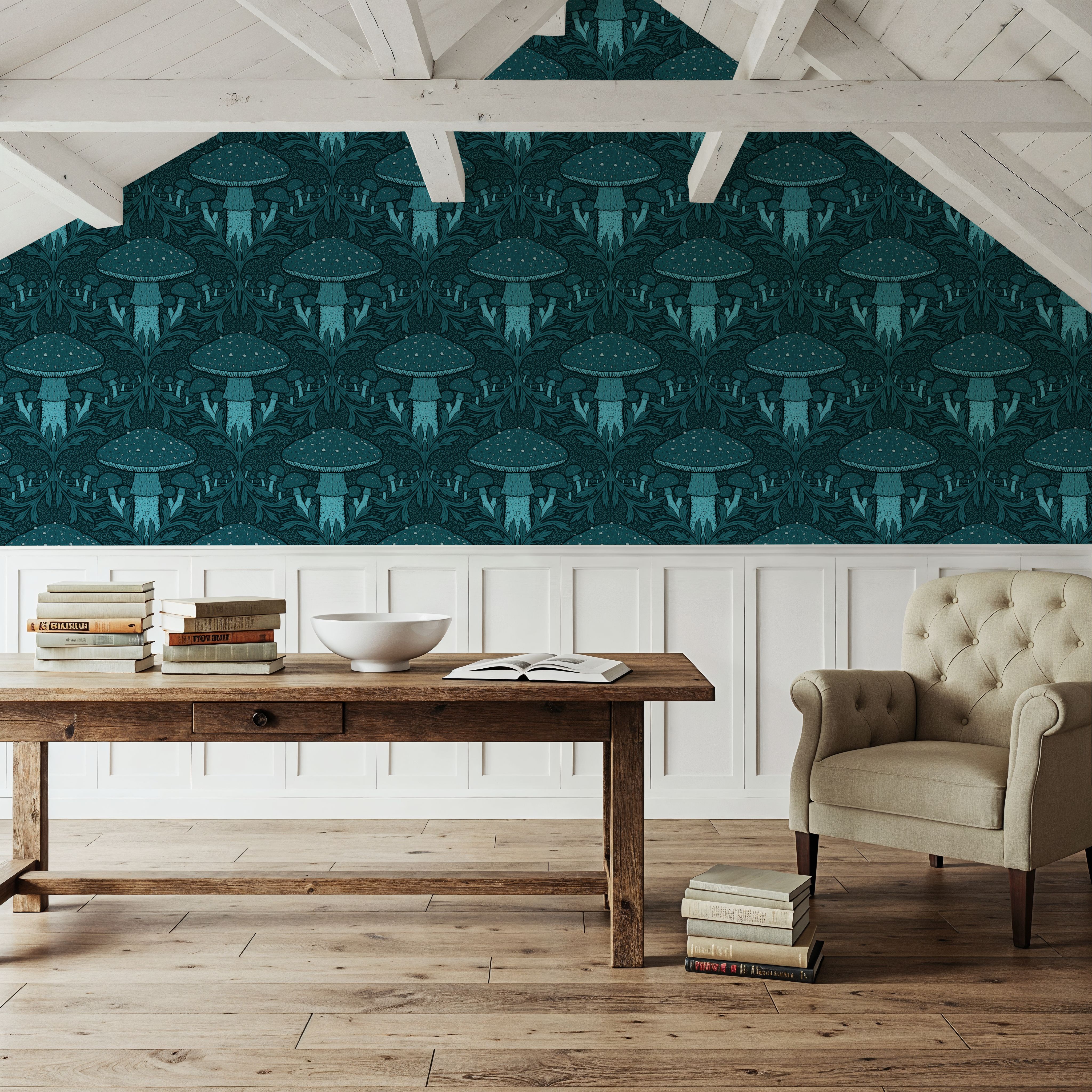 Heritage Toadstool, Blue