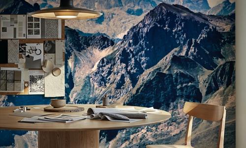 Vintage Look Mountain Top
