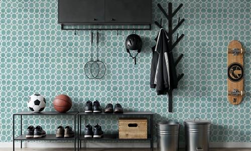 Mixed Blue Circles Inverse