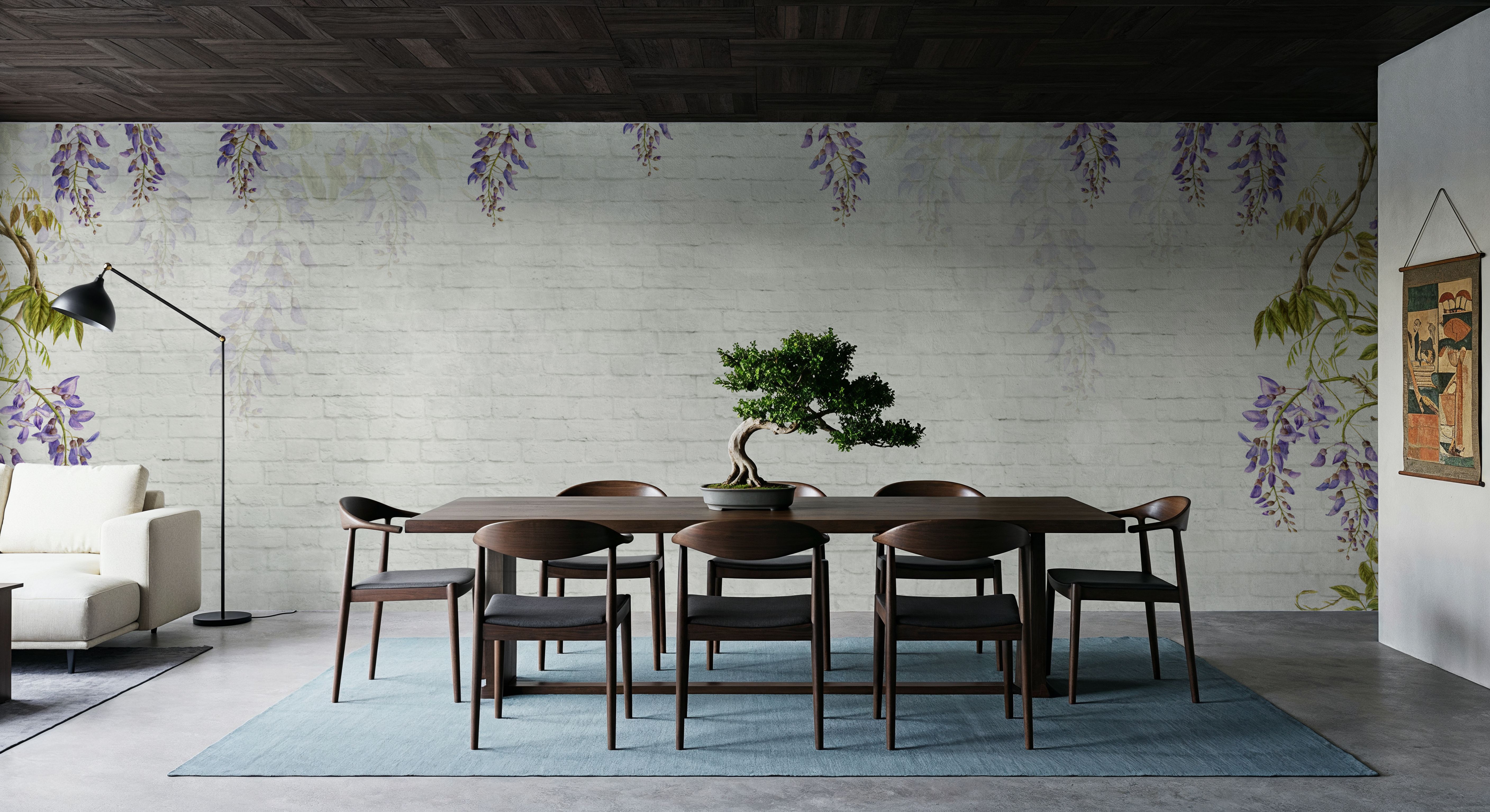 Welcome to our Theatre, White Bricks, Wallpaper